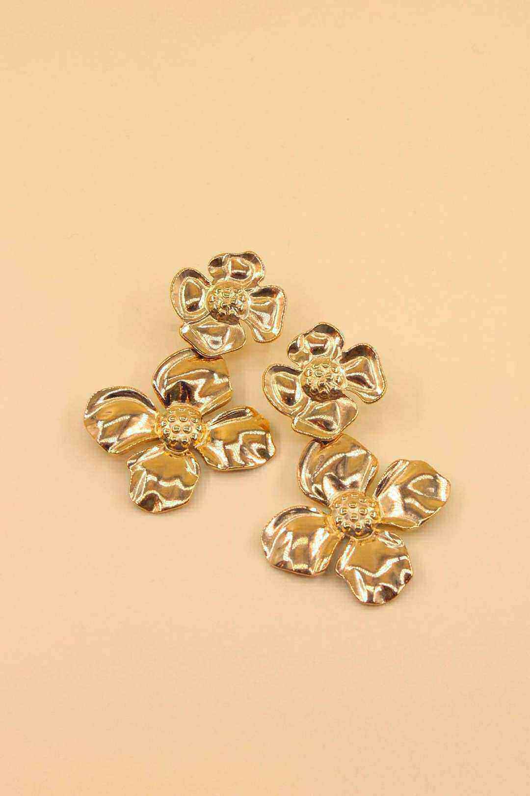 Wholesaler MAISON OKAMI - Stainless Steel Flower Earrings