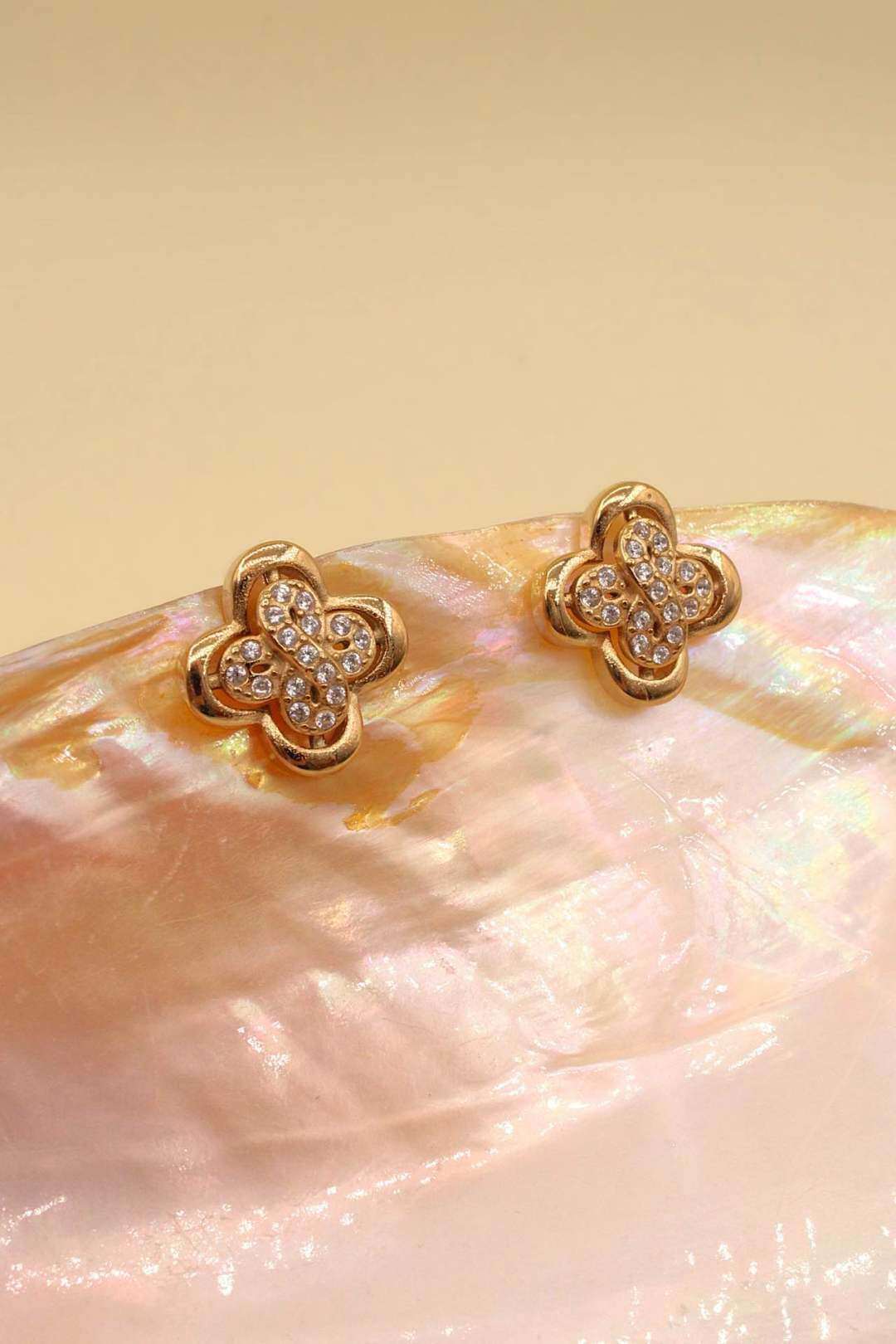 Wholesaler MAISON OKAMI - Stainless steel clover earrings