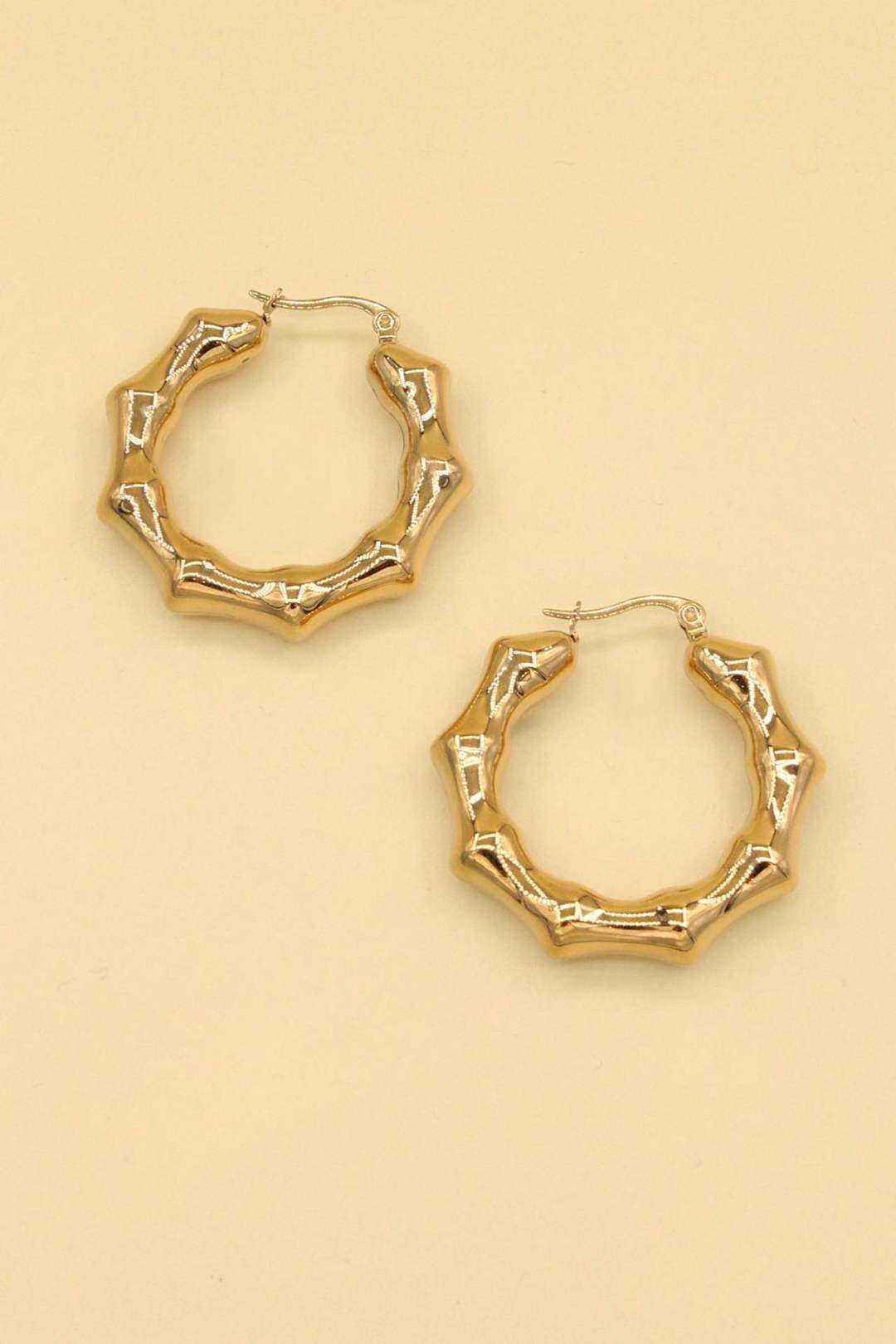 Grossiste MAISON OKAMI - Boucles d'oreilles anneaux acier inoxydable