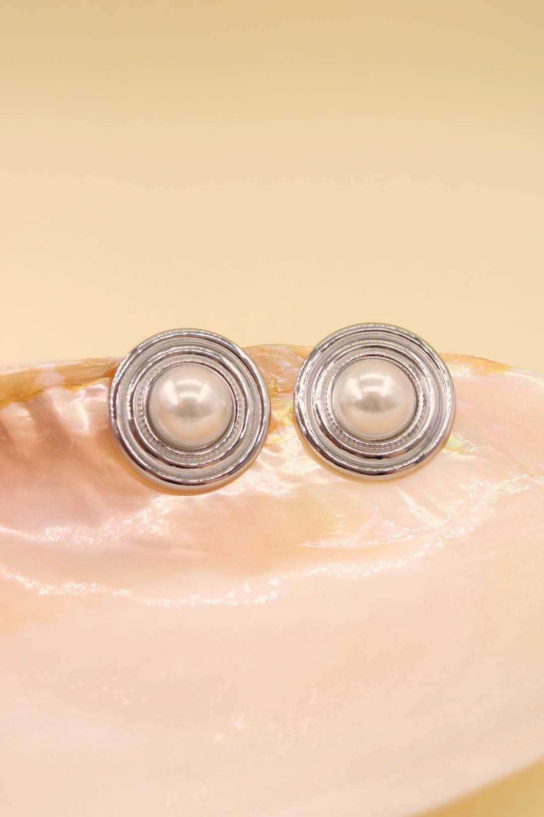 Wholesaler MAISON OKAMI - Stainless steel pearl earrings