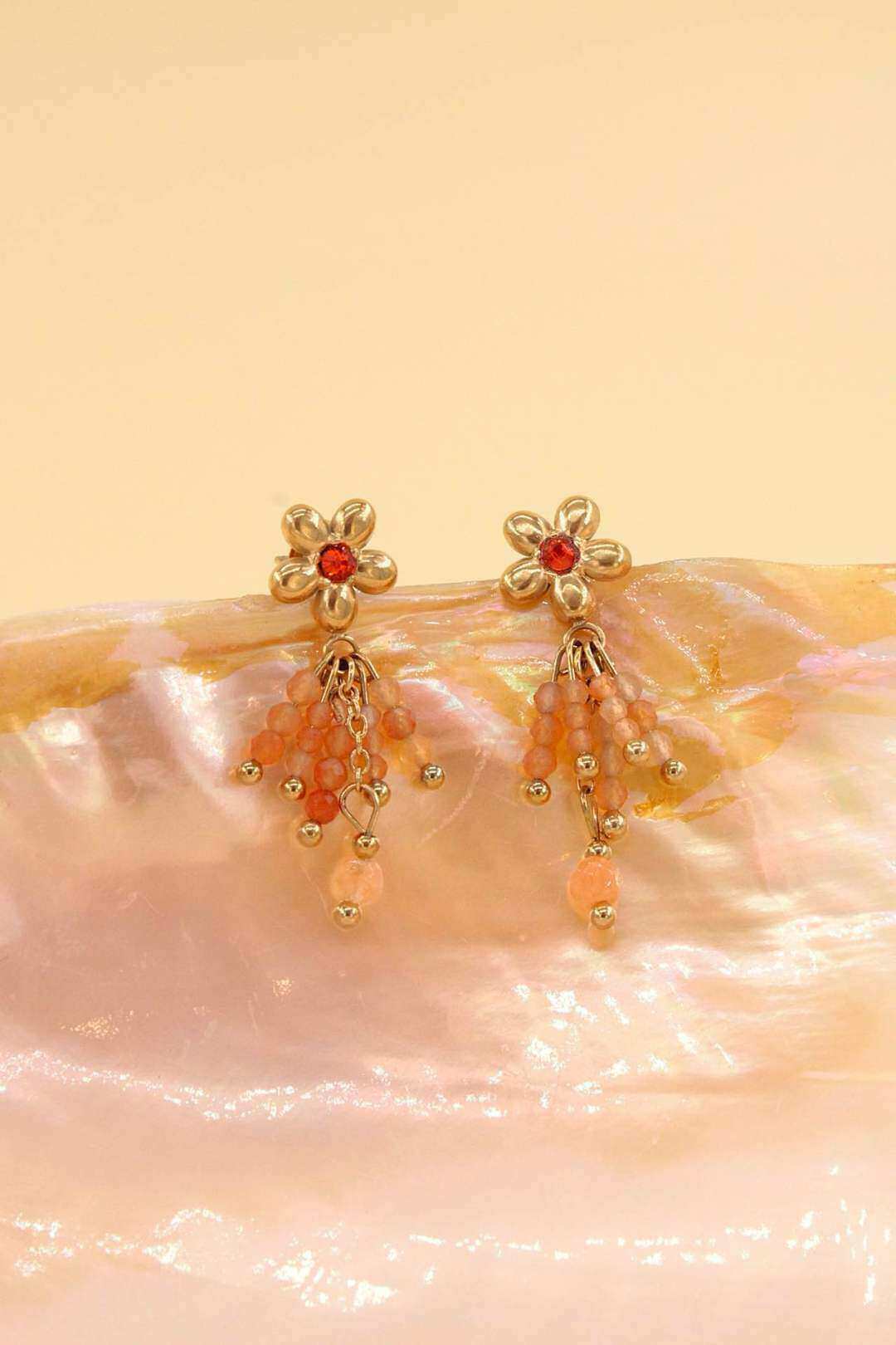 Mayorista MAISON OKAMI - Pendientes florales
acero inoxidable