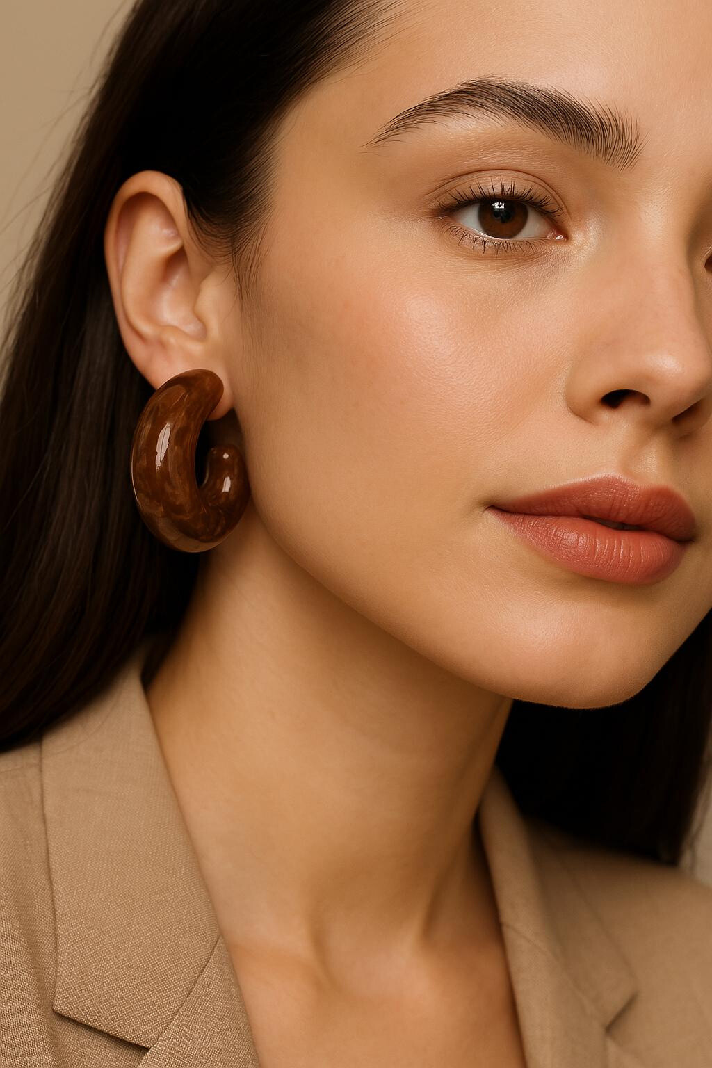 Wholesaler MAISON OKAMI - Sculpted earrings with an original design