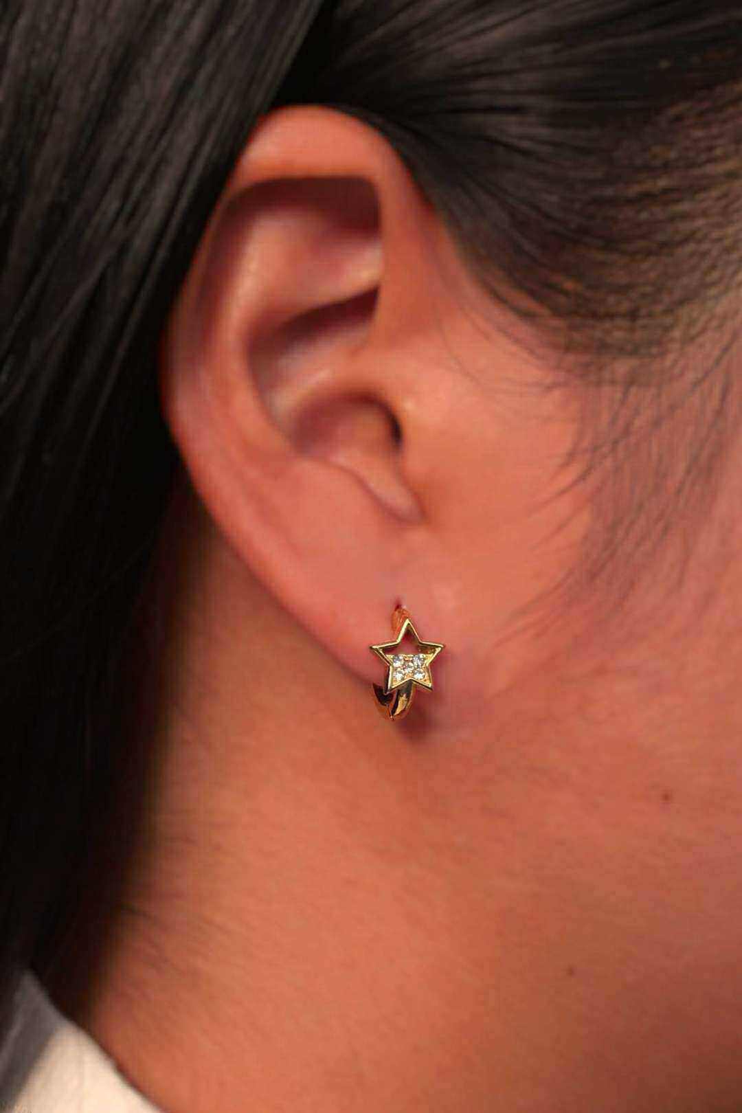 Wholesaler MAISON OKAMI - Stainless steel star earrings