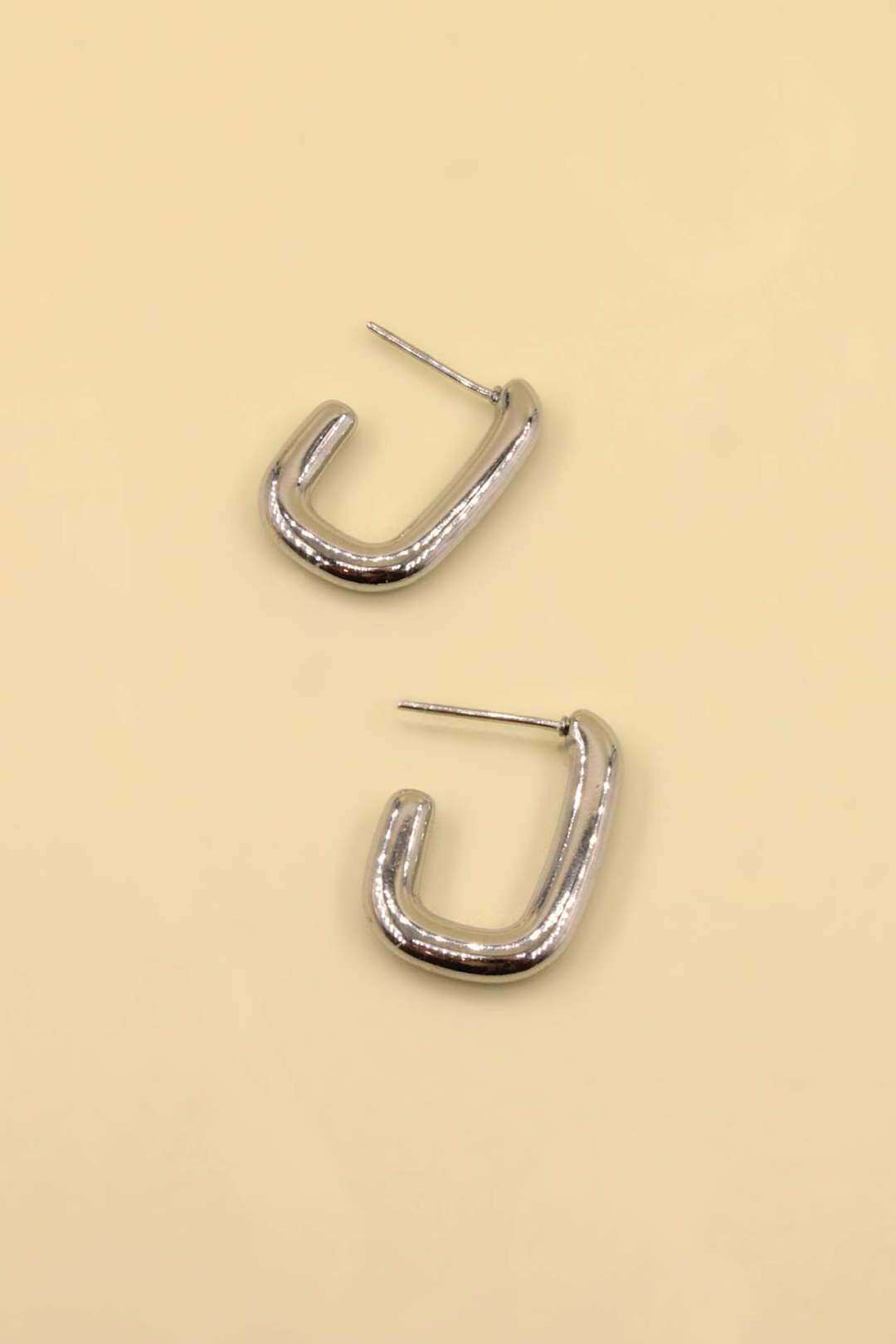 Wholesaler MAISON OKAMI - Square-shaped stainless steel earrings