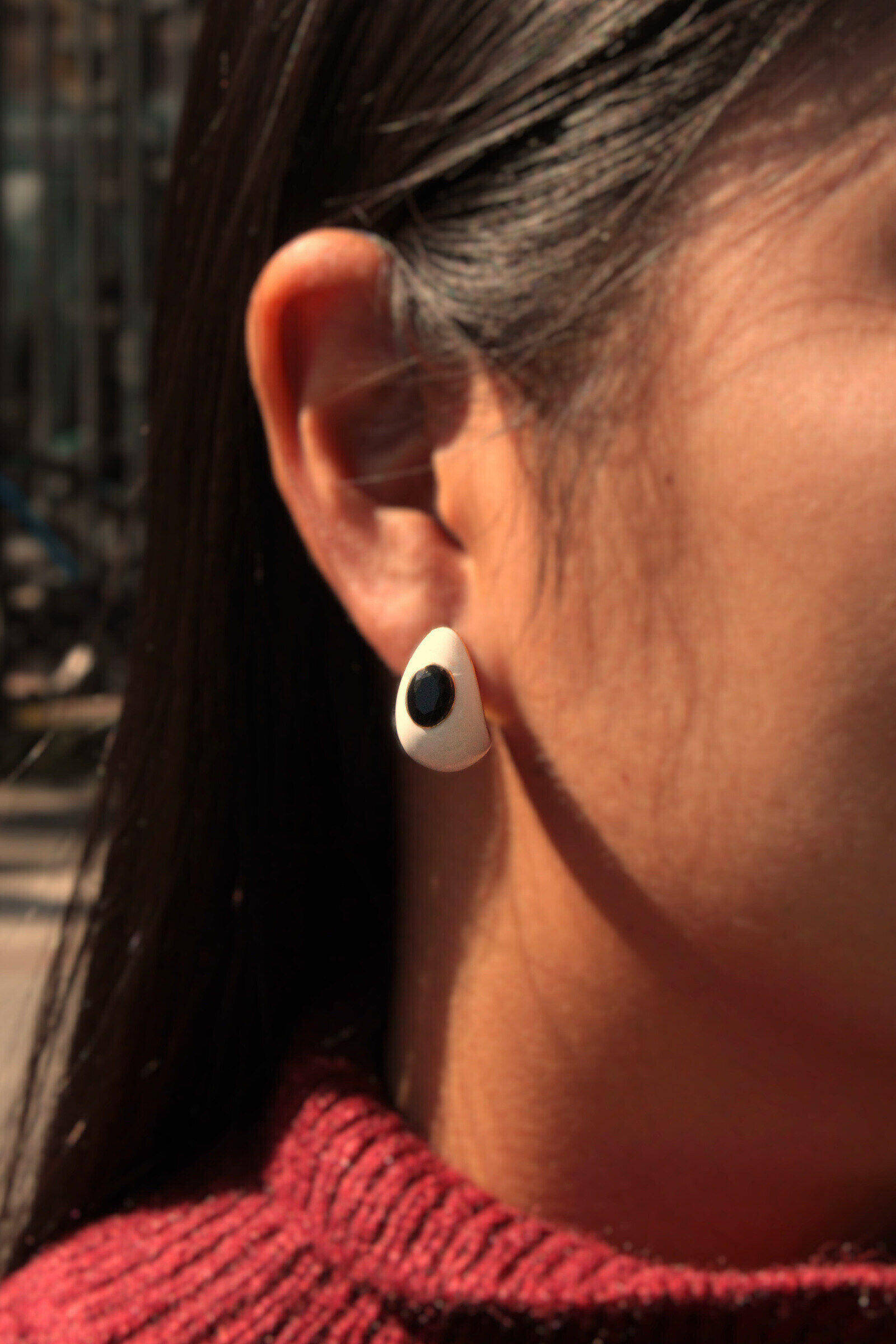 Wholesaler MAISON OKAMI - Stainless steel triangle earring