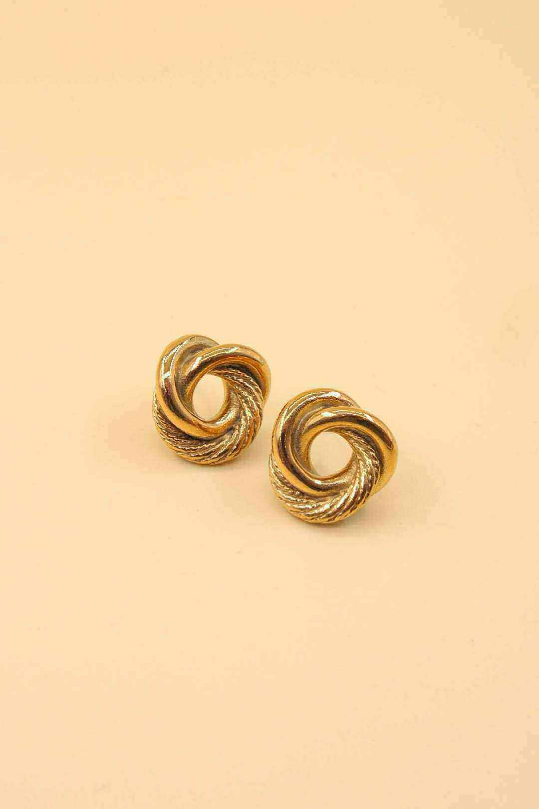 Wholesaler MAISON OKAMI - Twisted stainless steel earrings