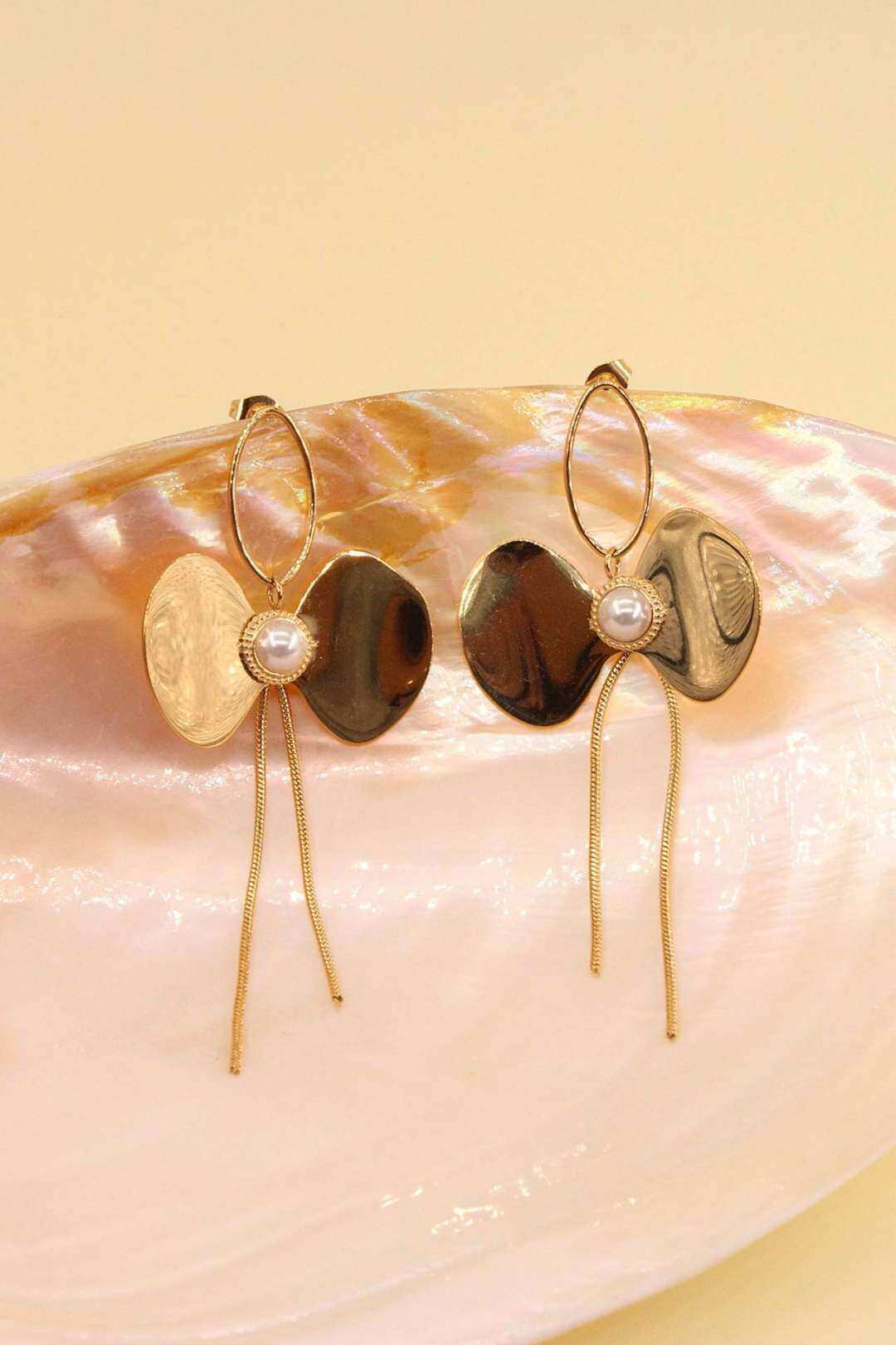 Mayorista MAISON OKAMI - Pendientes de nudo de acero inoxidable