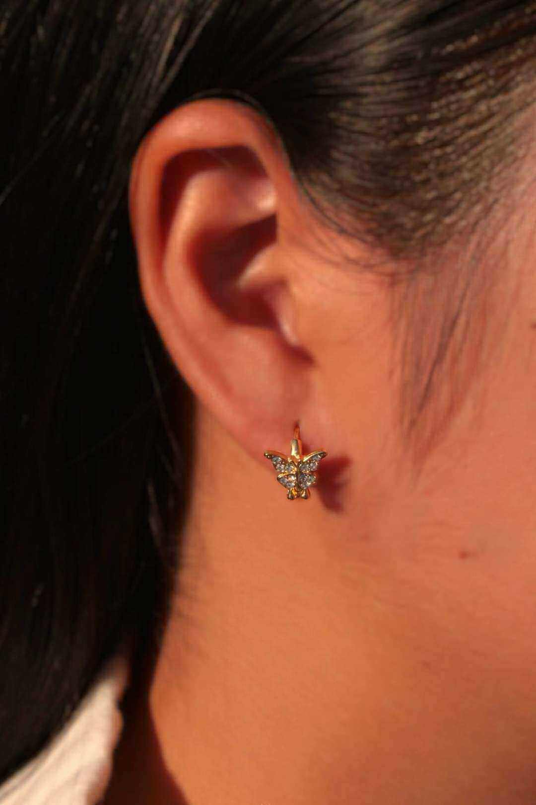 Wholesaler MAISON OKAMI - Steel butterfly earring