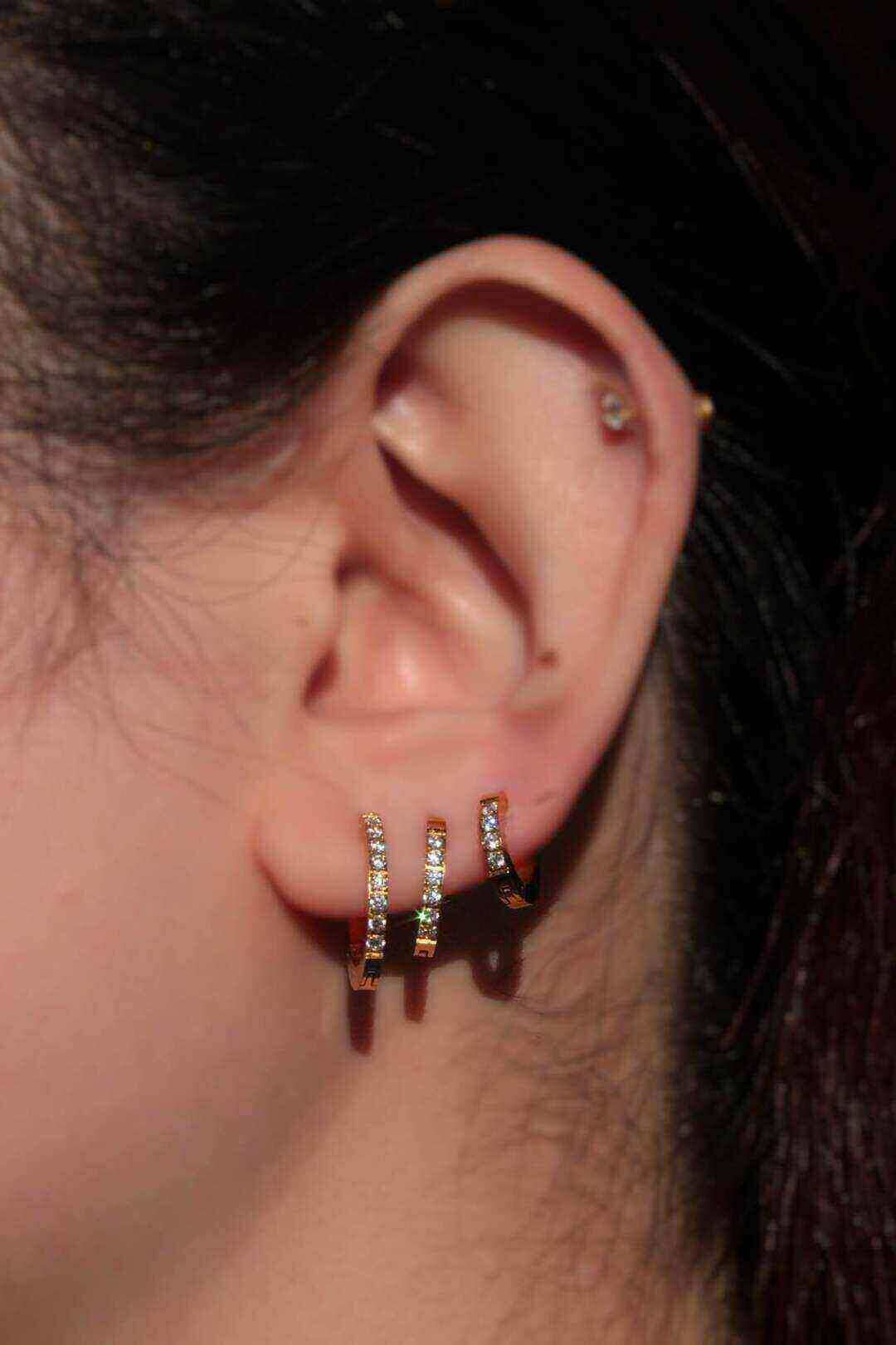Wholesaler MAISON OKAMI - Set stainless steel earrings