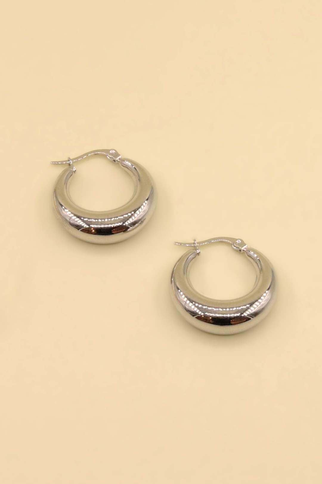 Wholesaler MAISON OKAMI - Stainless steel hoop earrings