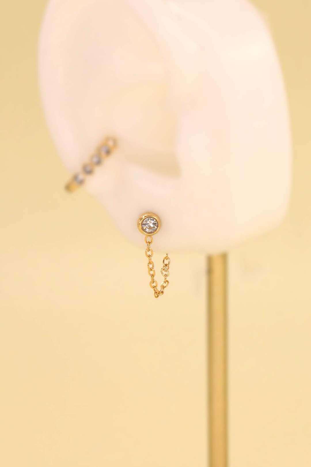 Wholesaler MAISON OKAMI - Stainless steel chain earring