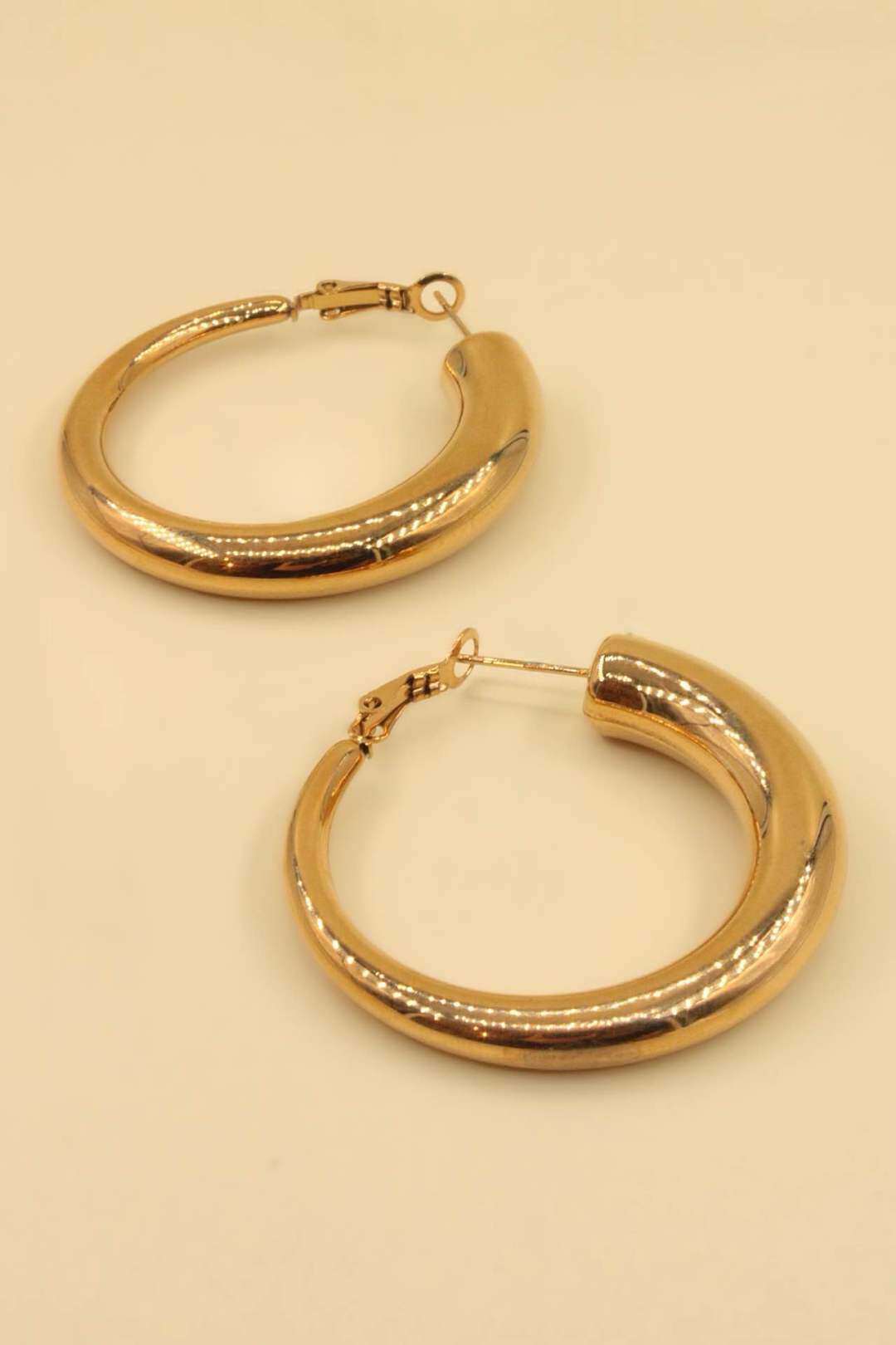 Wholesaler MAISON OKAMI - Stainless steel hoop earrings