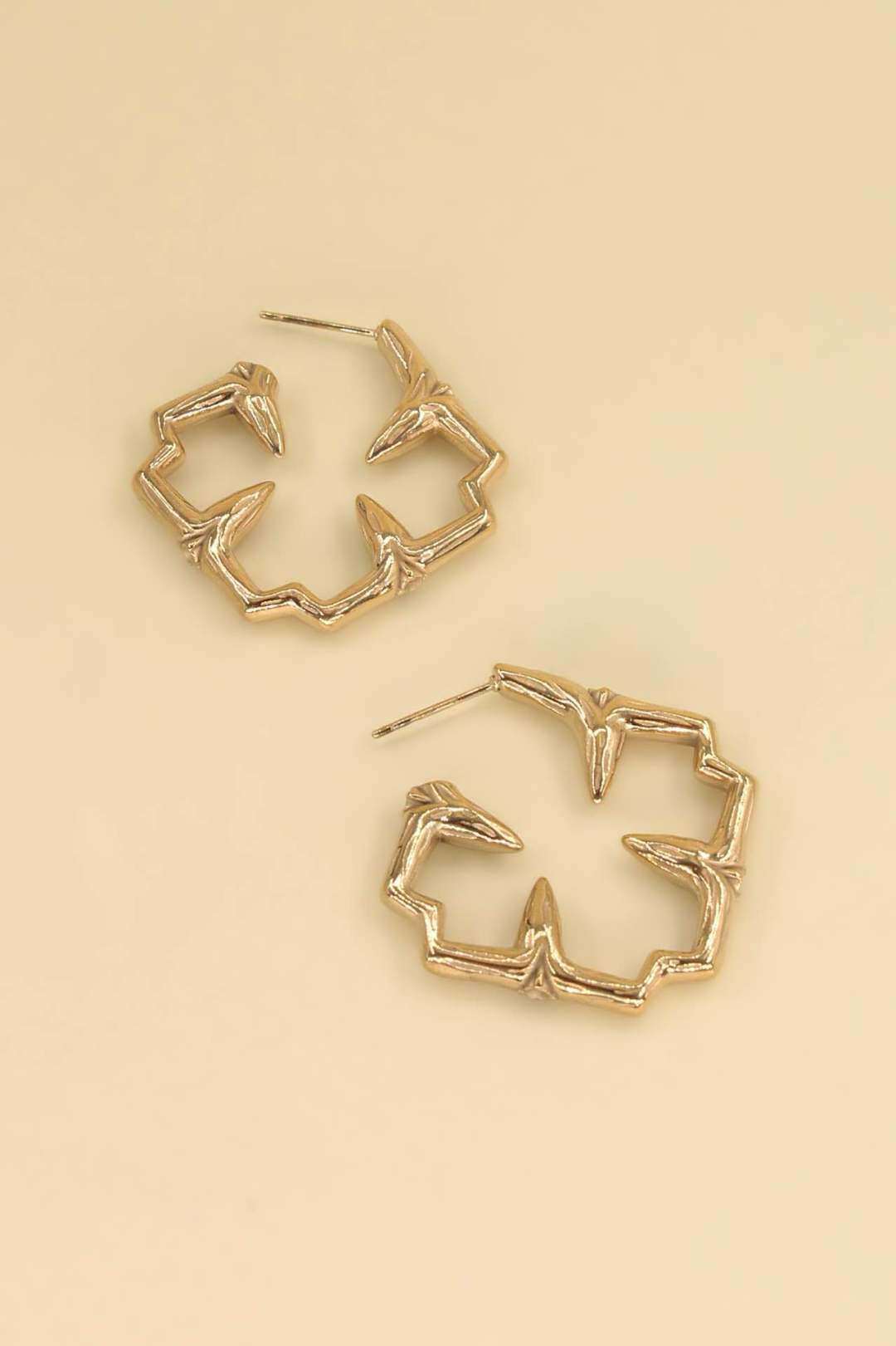 Grossiste MAISON OKAMI - Boucles d'oreilles acier inoxydable géométriques