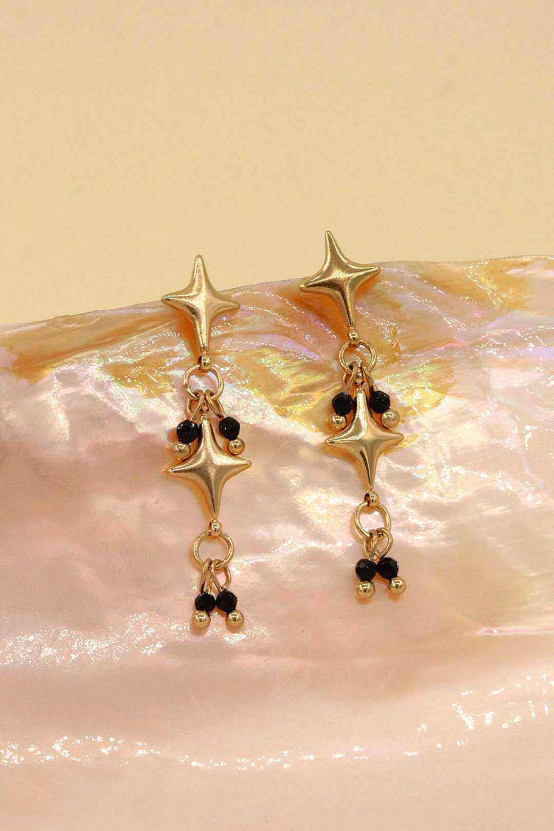 Wholesaler MAISON OKAMI - Stainless steel star earrings