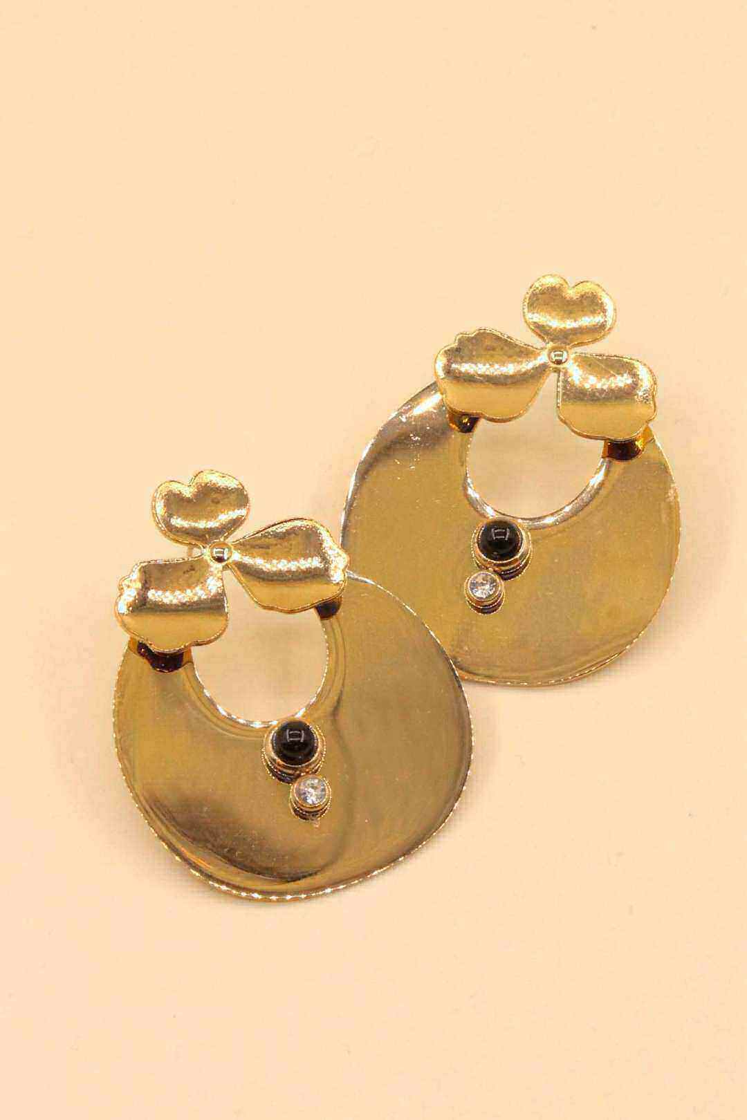 Wholesaler MAISON OKAMI - Stainless steel earrings with clover designs