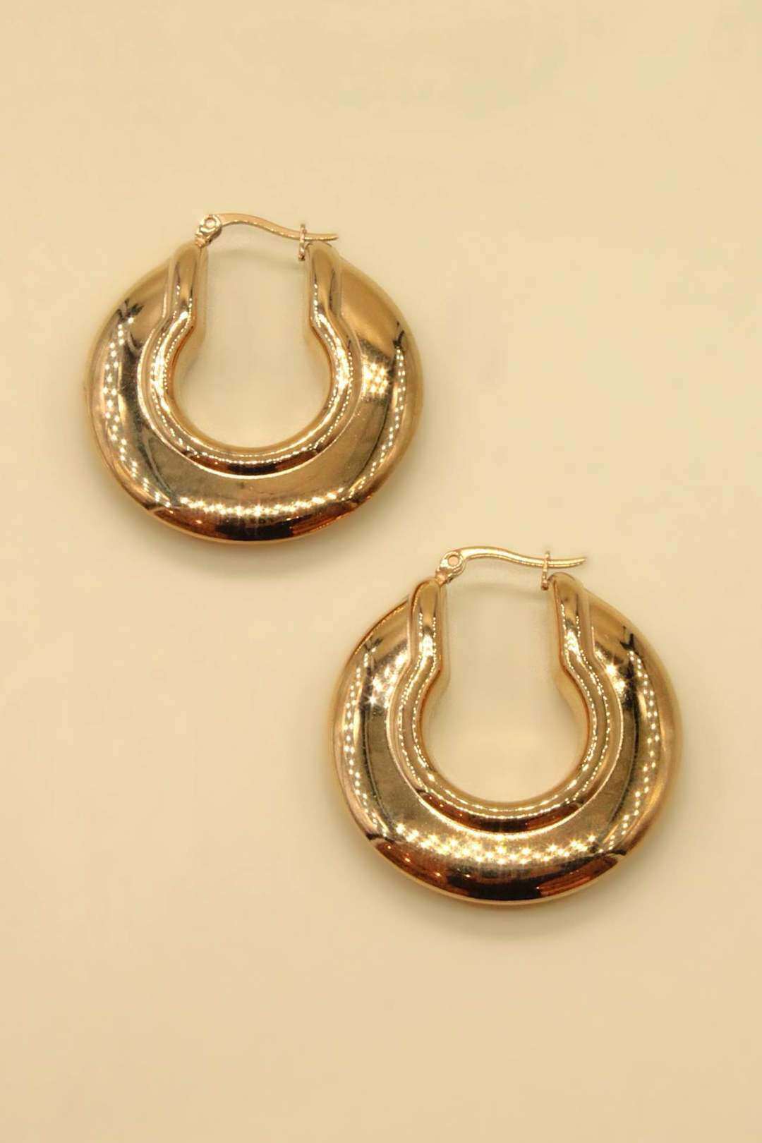 Wholesaler MAISON OKAMI - Polished Stainless Steel Hoops