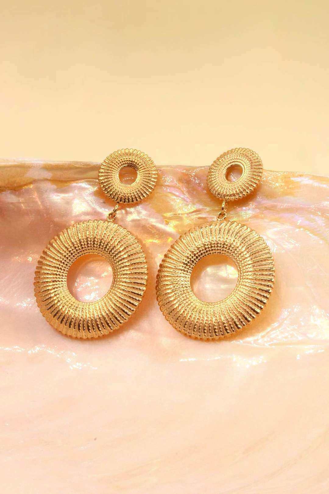 Wholesaler MAISON OKAMI - Dangling stainless steel earrings