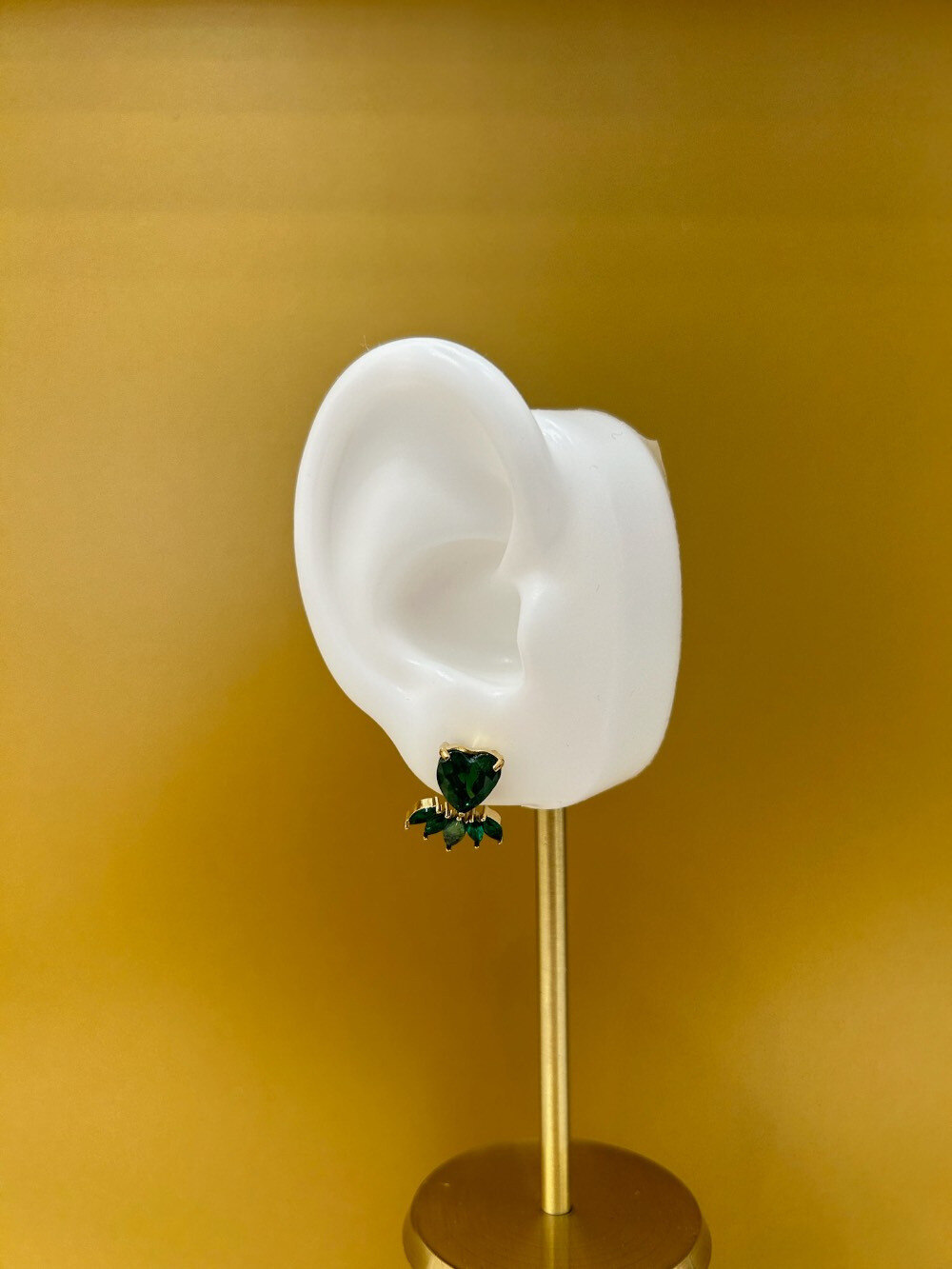 Mayorista MAISON OKAMI - Pendientes de cristal en forma de corazón