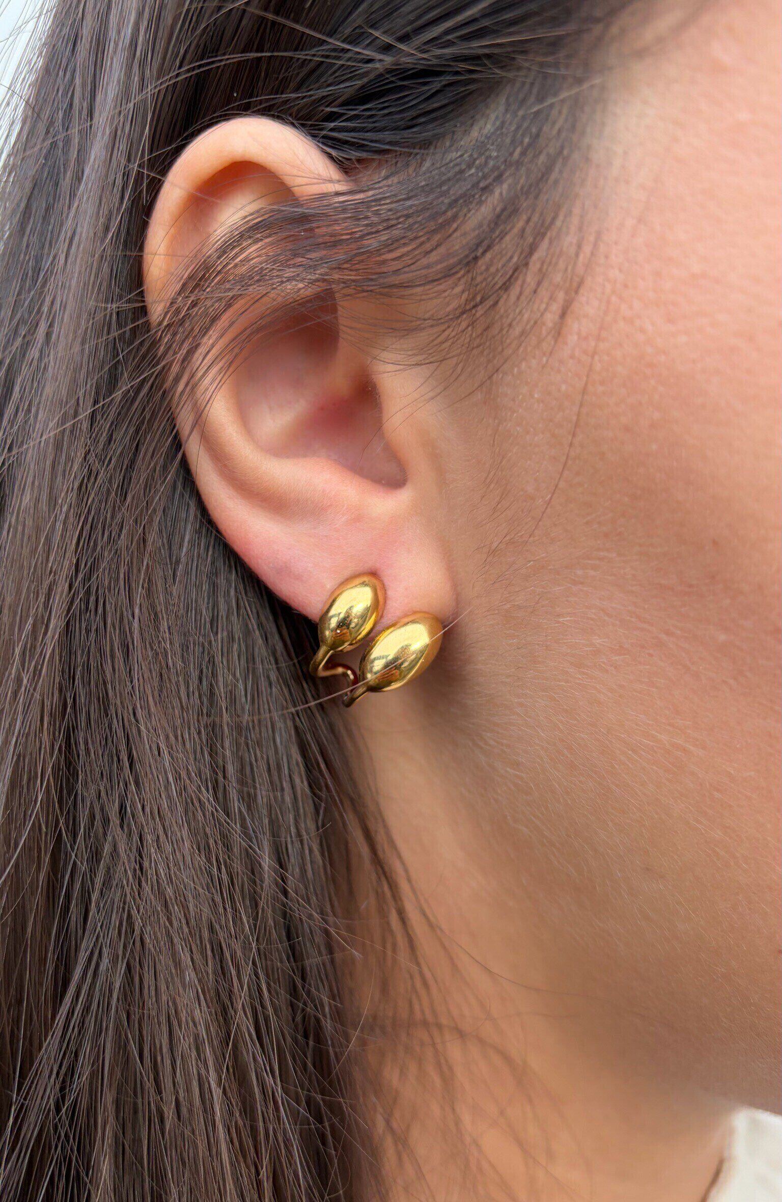 Grossiste MAISON OKAMI - Boucle d'oreille en acier inoxydable, design moderne et élégant