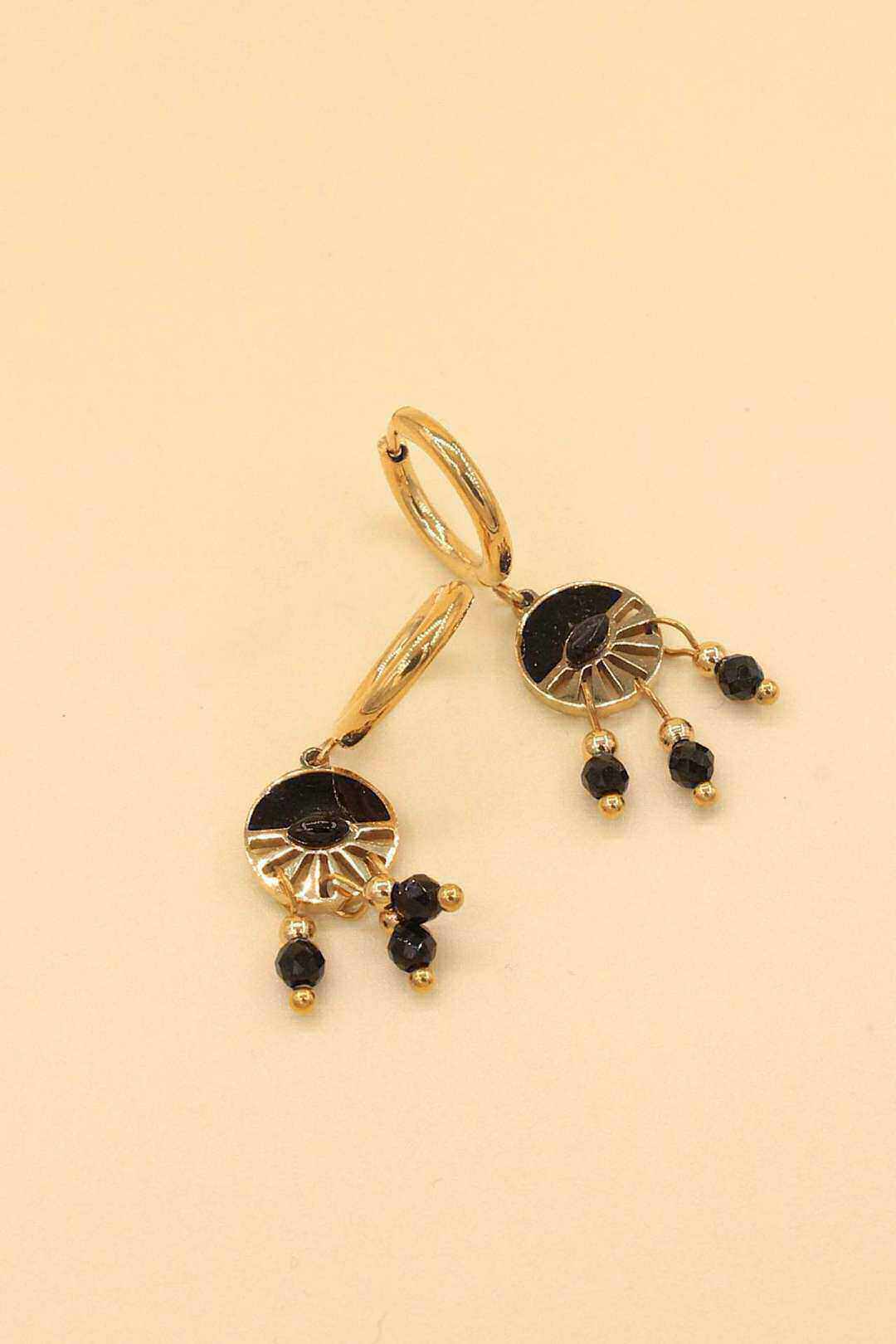 Wholesaler MAISON OKAMI - Dangling stainless steel earrings with elegant designs