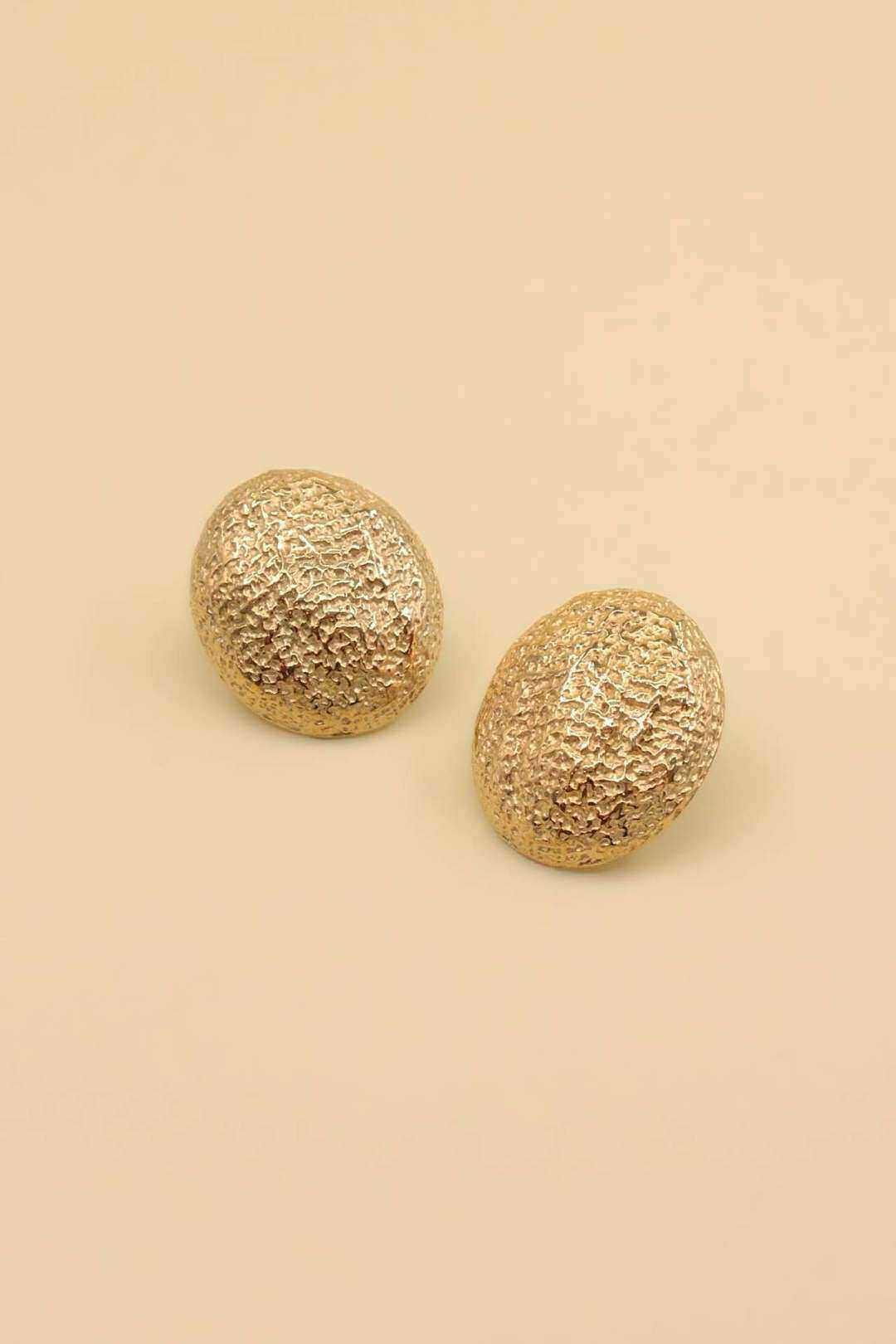 Wholesaler MAISON OKAMI - Textured stainless steel earrings