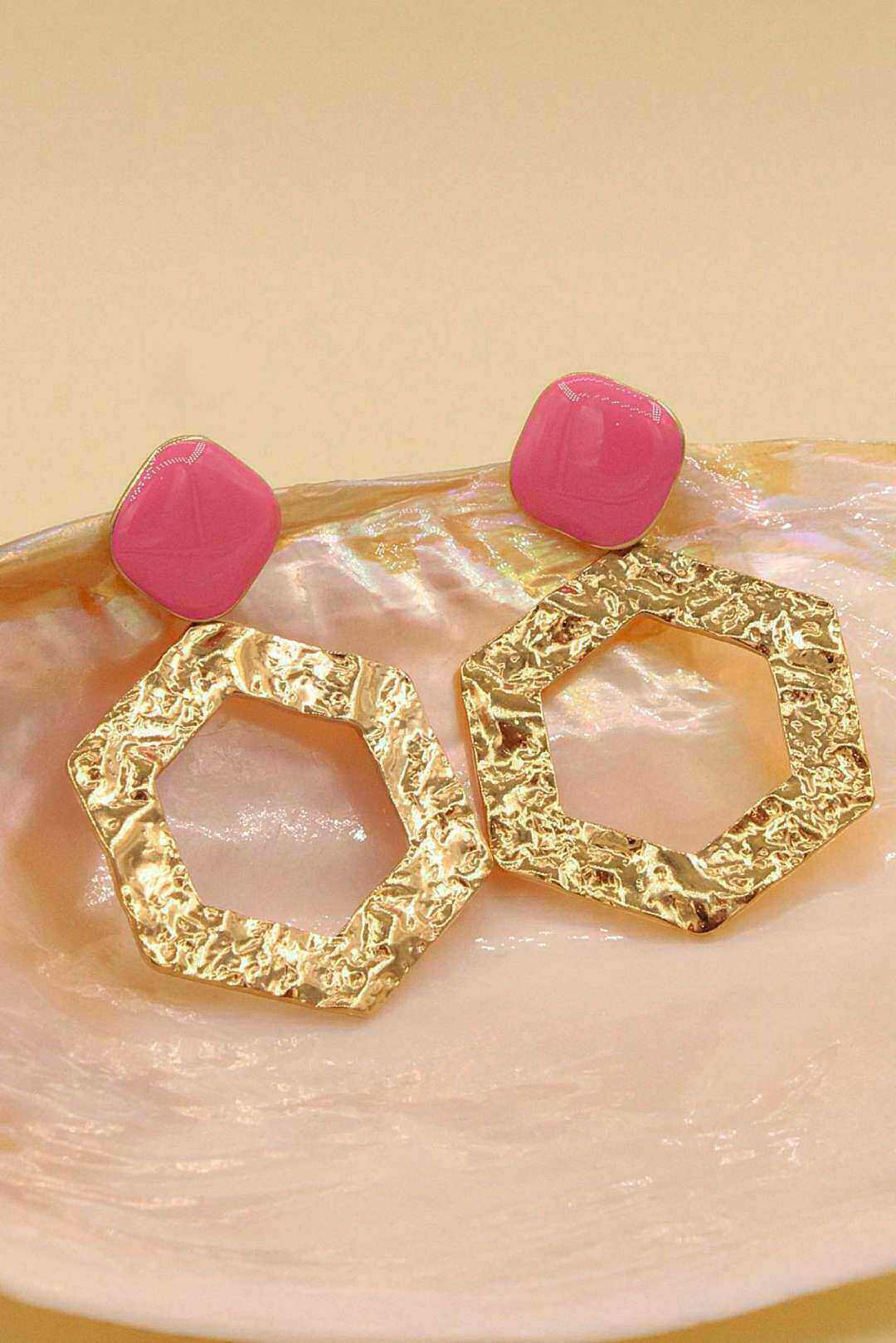 Wholesaler MAISON OKAMI - Hexagonal stainless steel earring