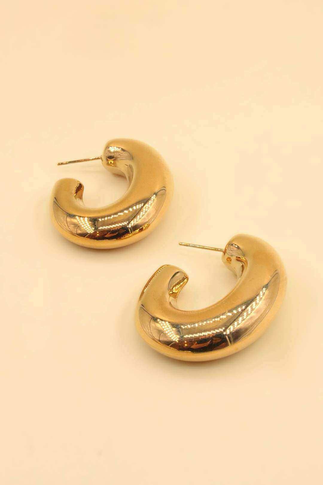 Wholesaler MAISON OKAMI - Stainless steel hoop earrings