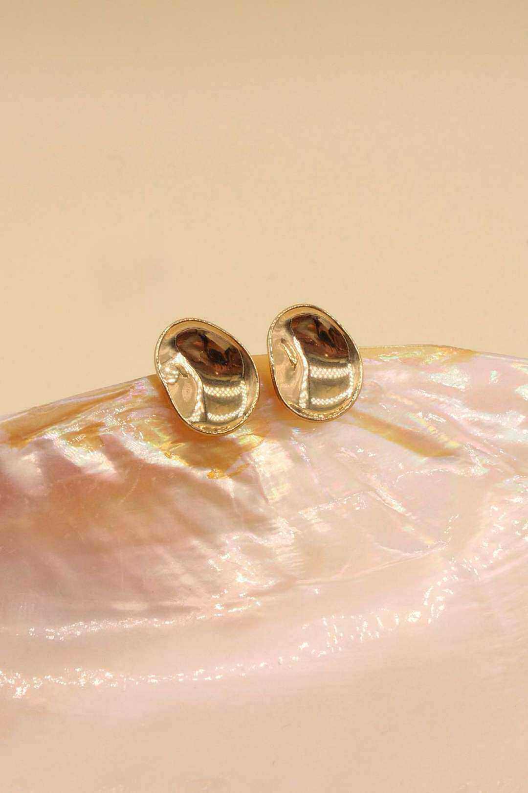 Wholesaler MAISON OKAMI - Hammered stainless steel earrings