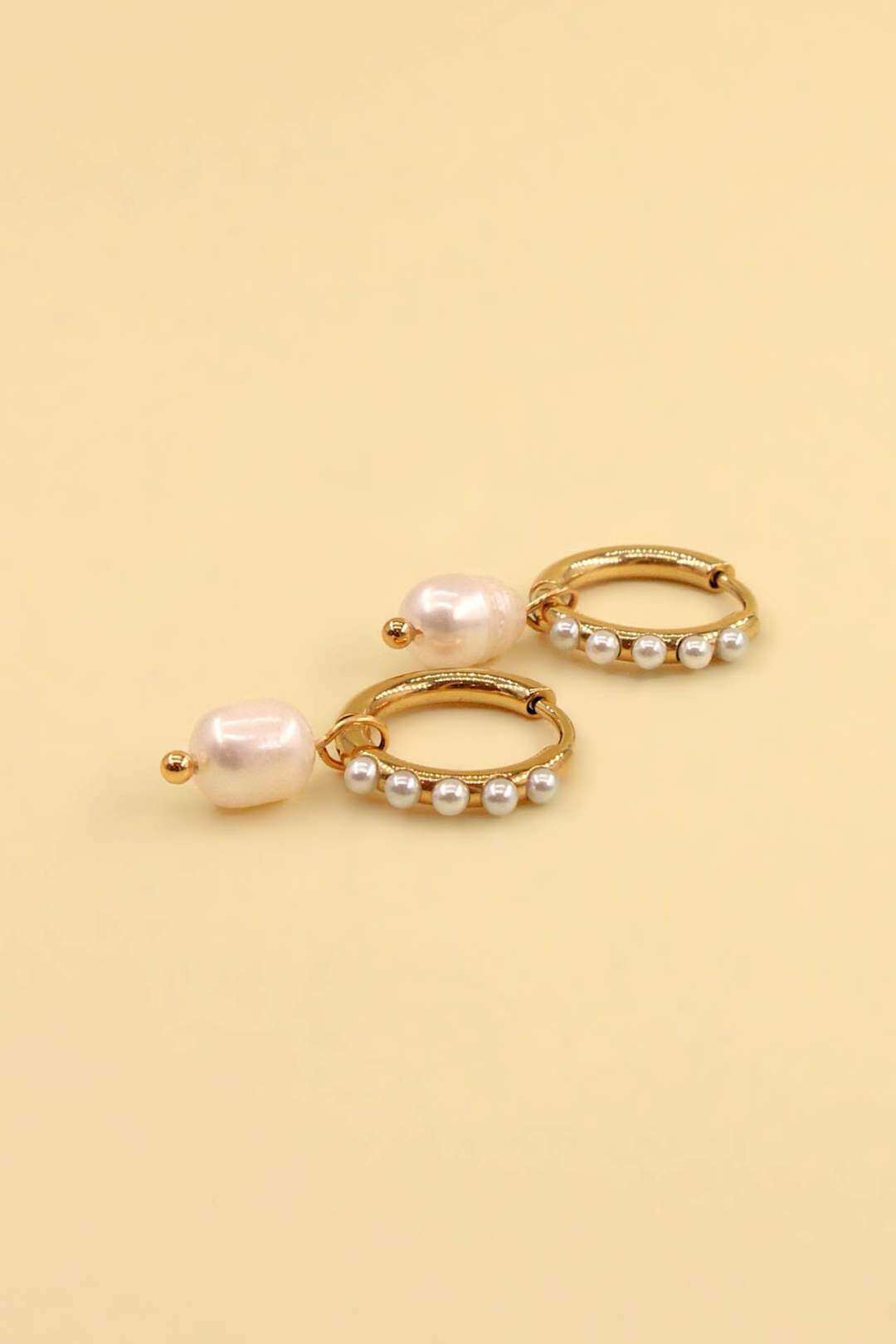 Wholesaler MAISON OKAMI - Stainless steel pearl earrings
