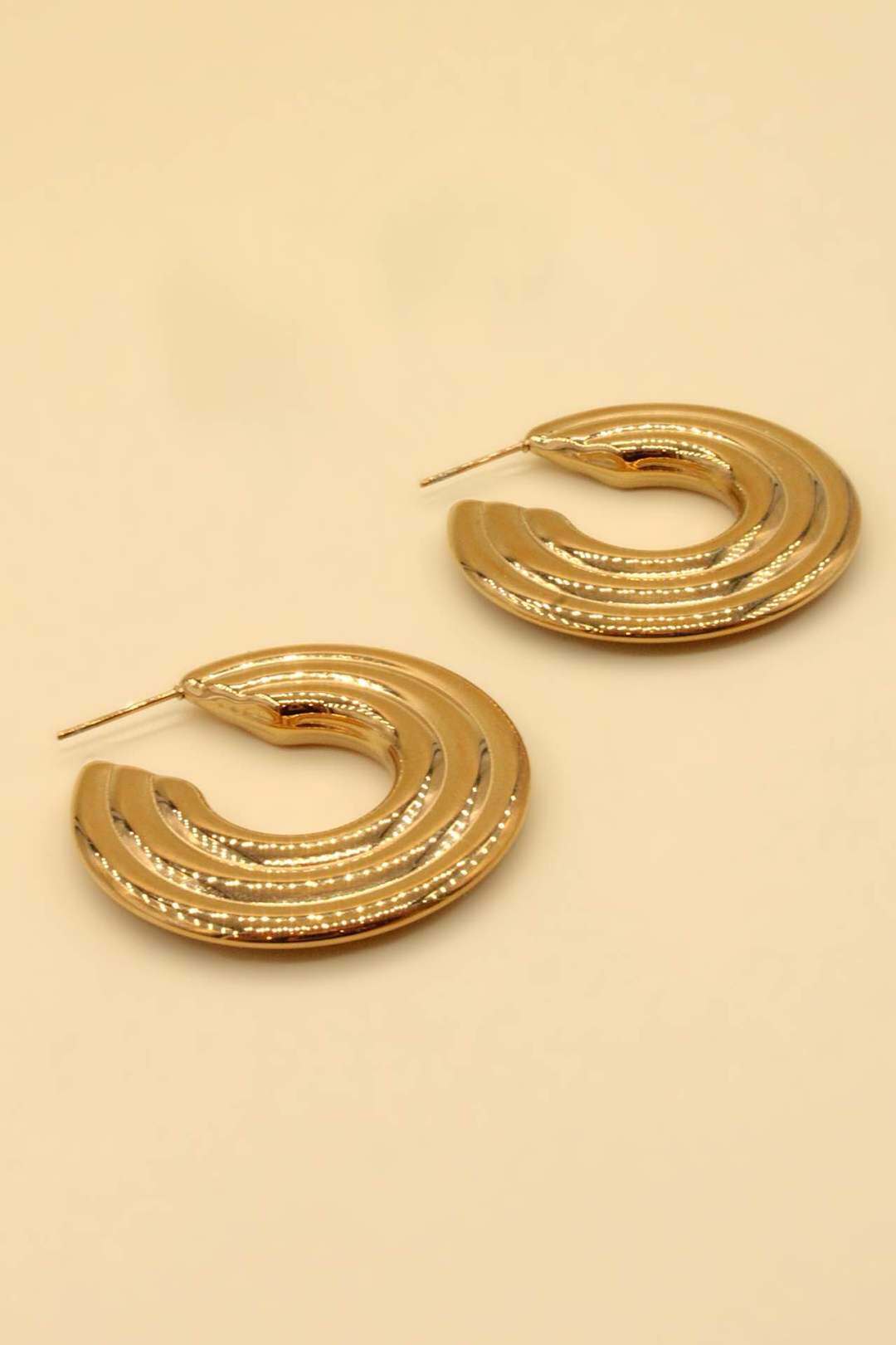 Wholesaler MAISON OKAMI - Stainless steel hoop earrings