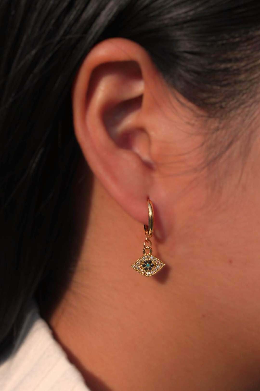 Wholesaler MAISON OKAMI - Stainless steel eye earring