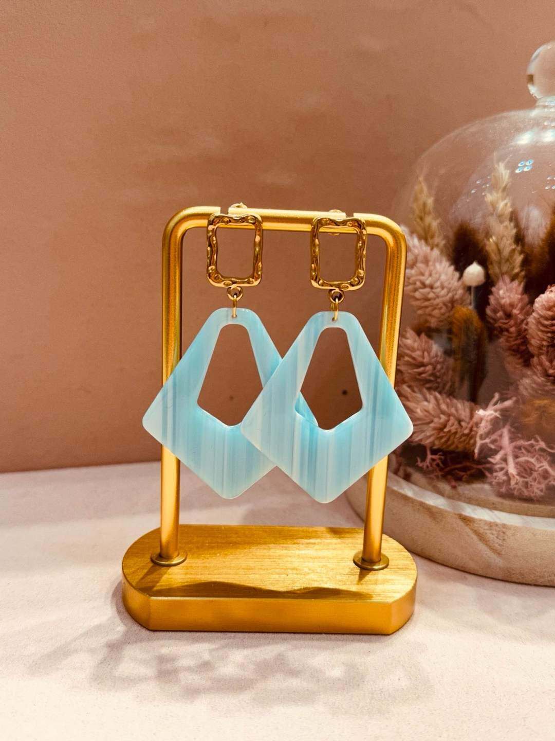 Wholesaler MAISON OKAMI - Geometric stainless steel earrings