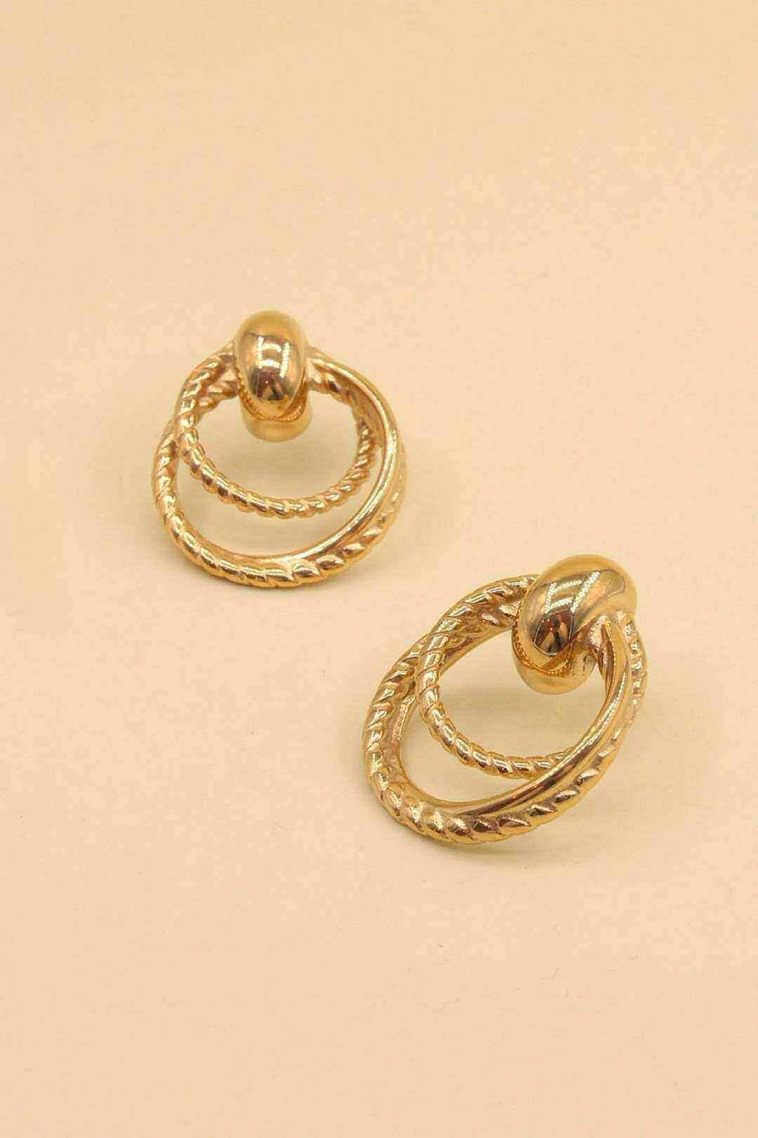 Wholesaler MAISON OKAMI - Twisted stainless steel earrings