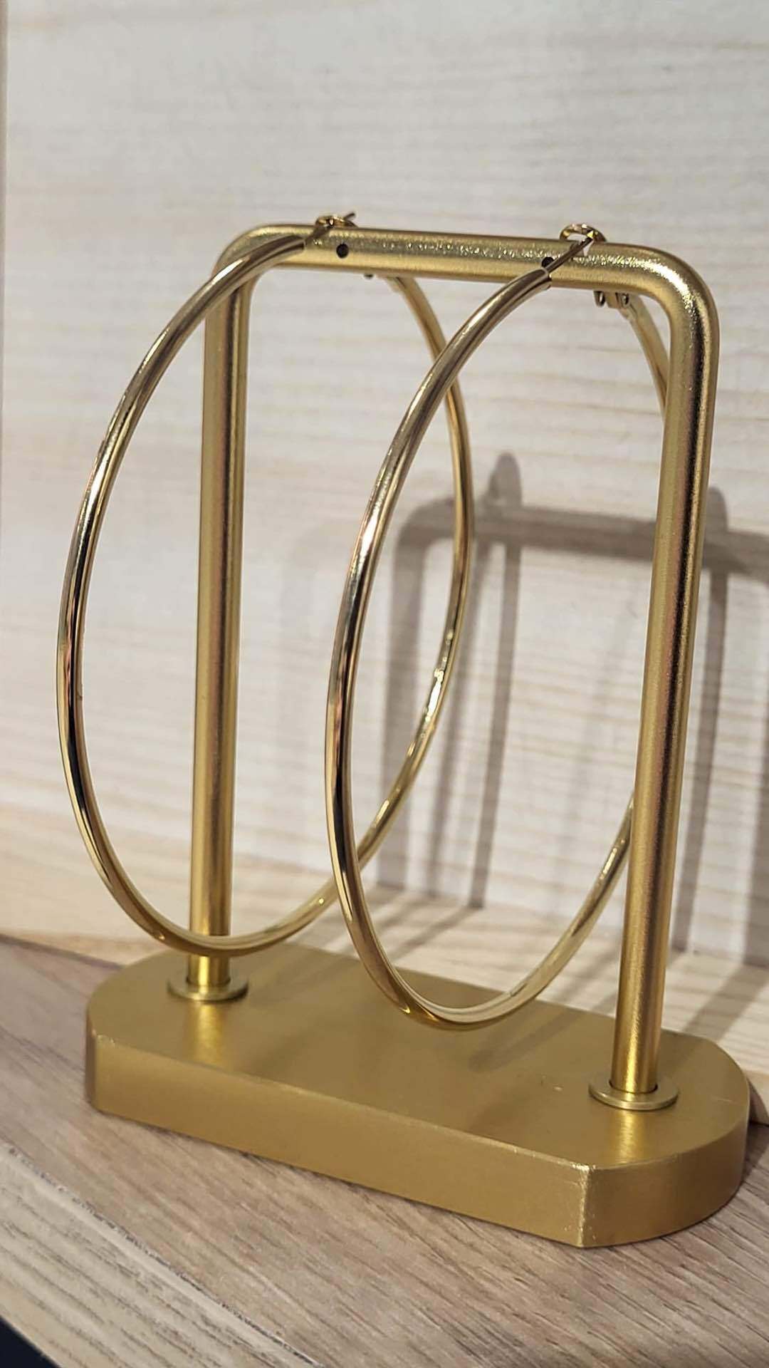 Wholesaler MAISON OKAMI - Stainless steel hoop earrings