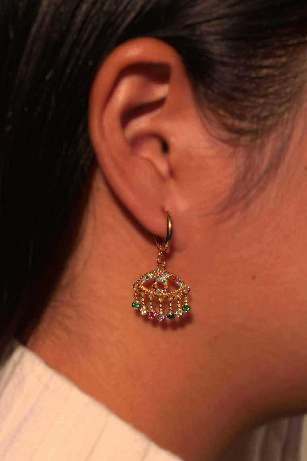 Wholesaler MAISON OKAMI - Stainless steel eye earrings