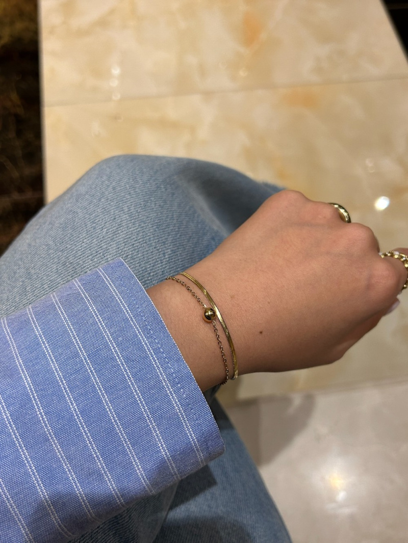 Wholesaler MAISON OKAMI - Minimalist smooth metal bangle bracelet for women