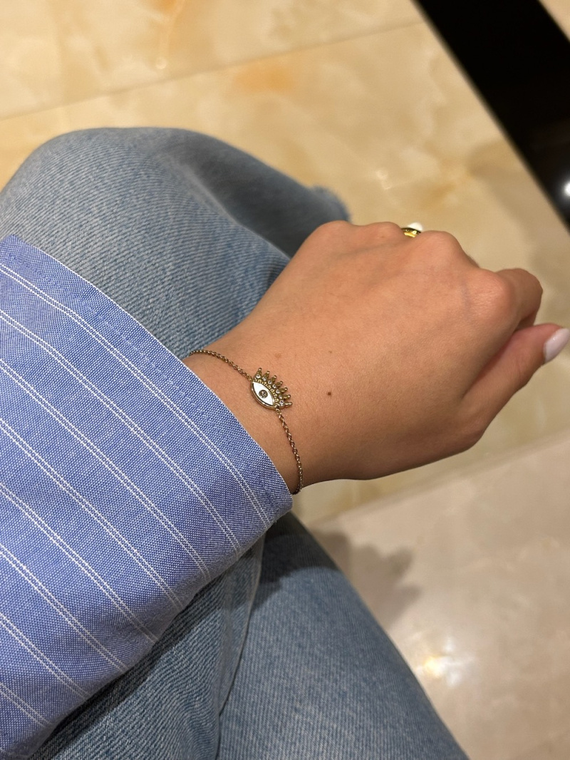 Wholesaler MAISON OKAMI - Thin protective eye bracelet for women