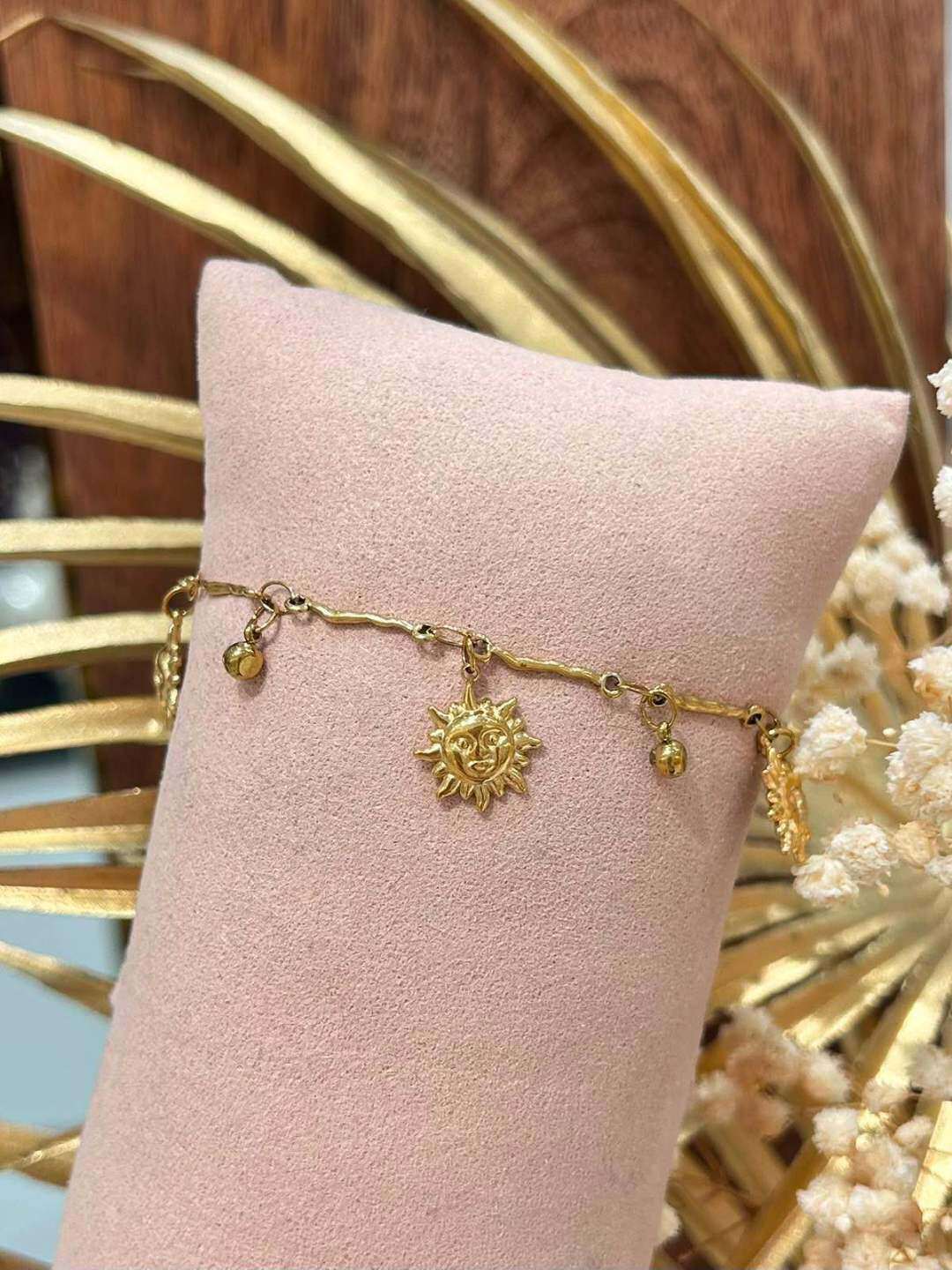 Mayorista MAISON OKAMI - Pulsera de acero inoxidable con colgante de sol