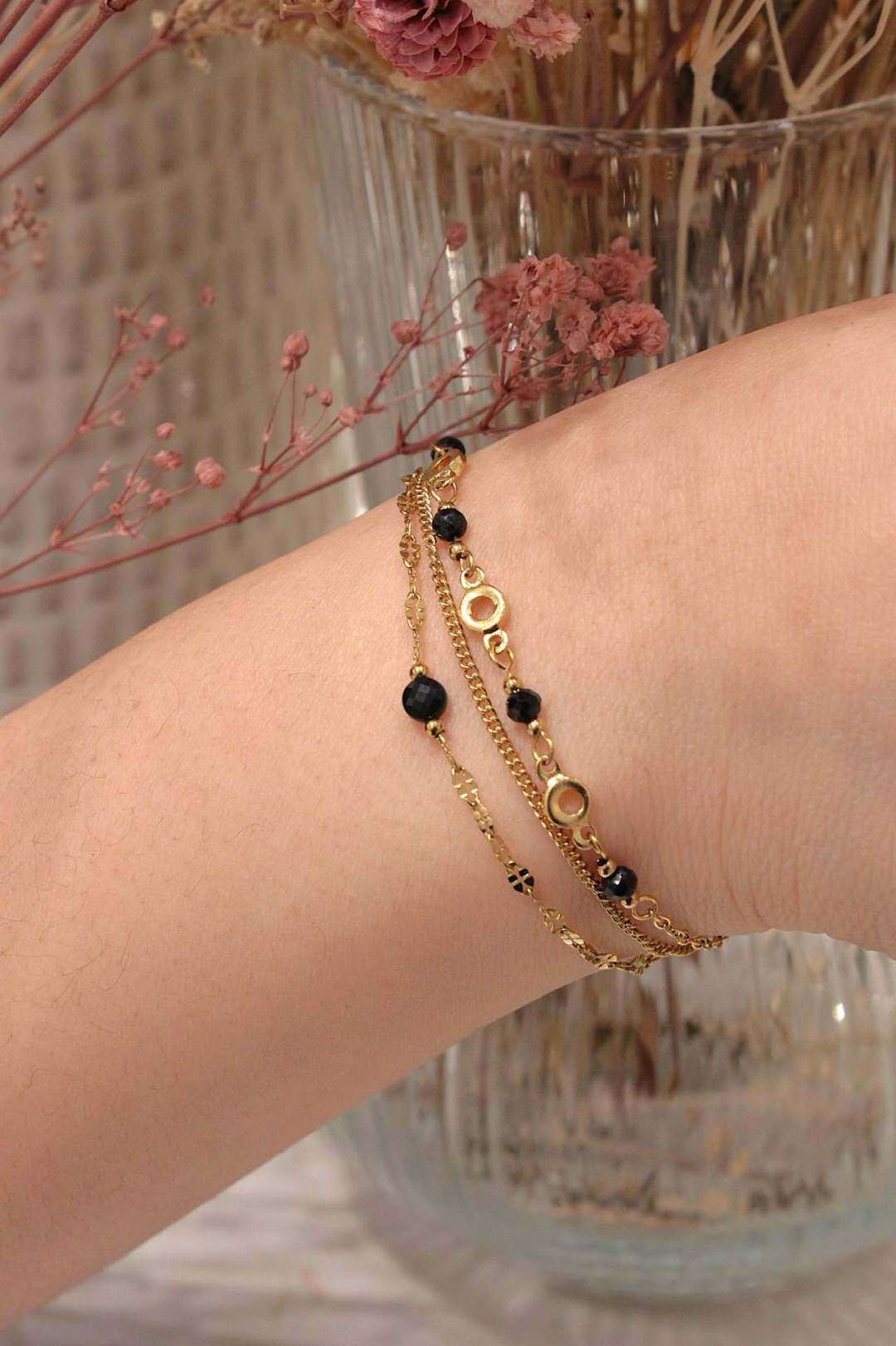 Mayorista MAISON OKAMI - Pulsera de múltiples capas de piedra natural