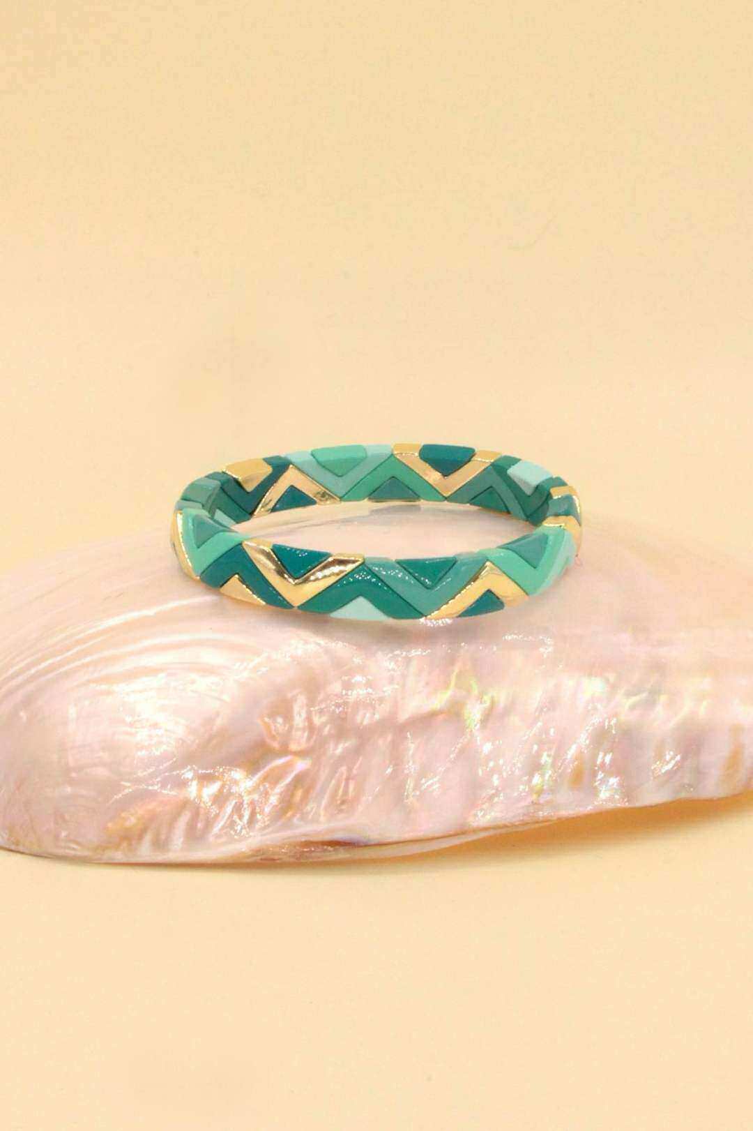 Grossista MAISON OKAMI - Bracciale elastico in ottone dorato