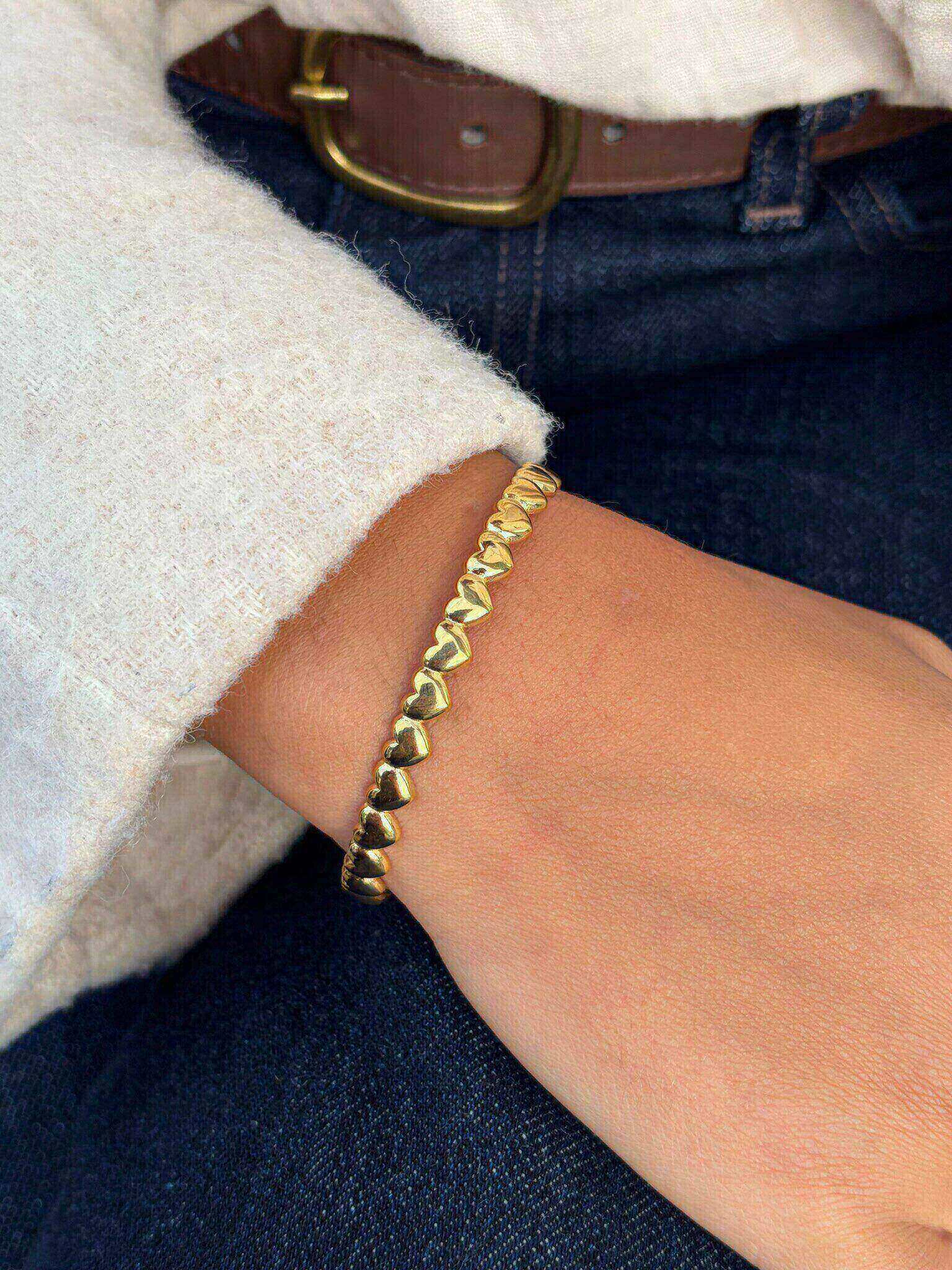 Grossista MAISON OKAMI - Bracciale in Acciaio Inossidabile con Motivo a Cuore