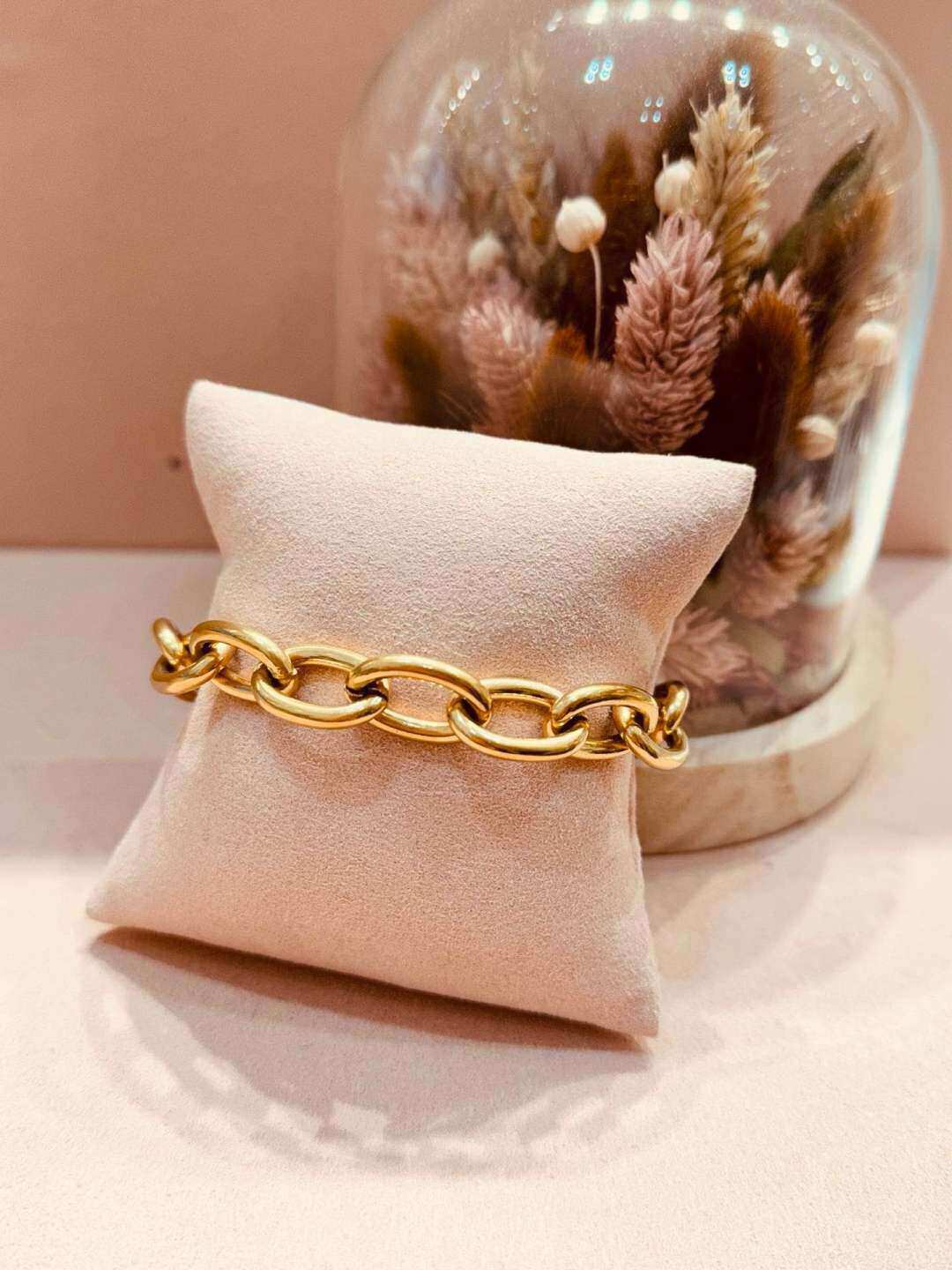 Wholesaler MAISON OKAMI - Oversized Link Design Stainless Steel Bracelet