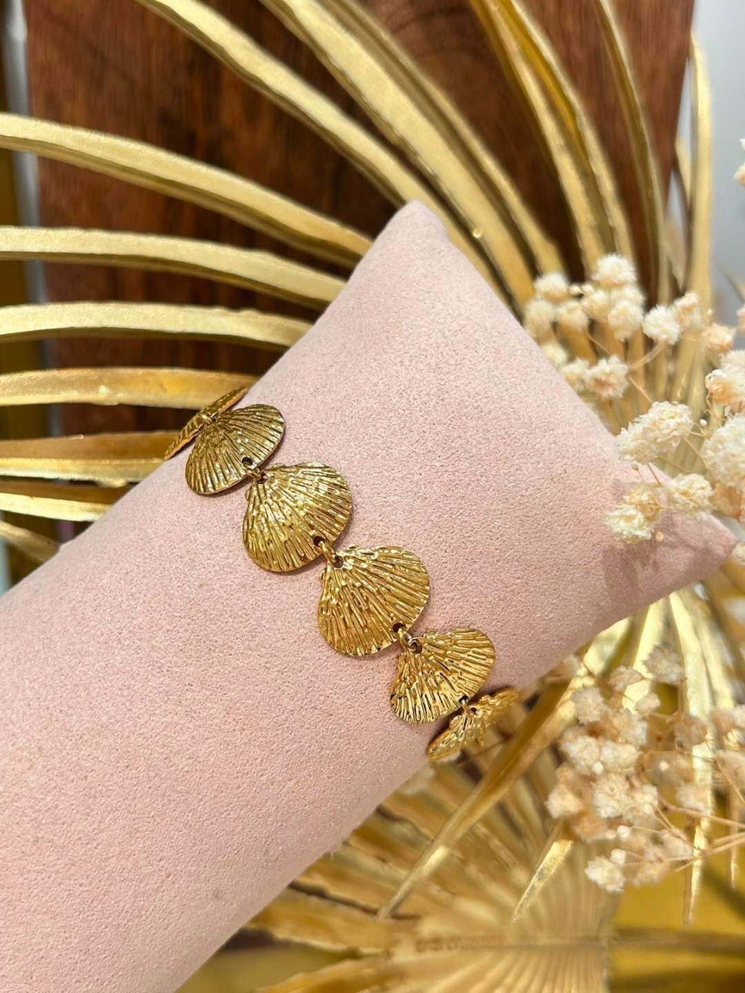 Grossiste MAISON OKAMI - Bracelet coquillages acier inoxydable