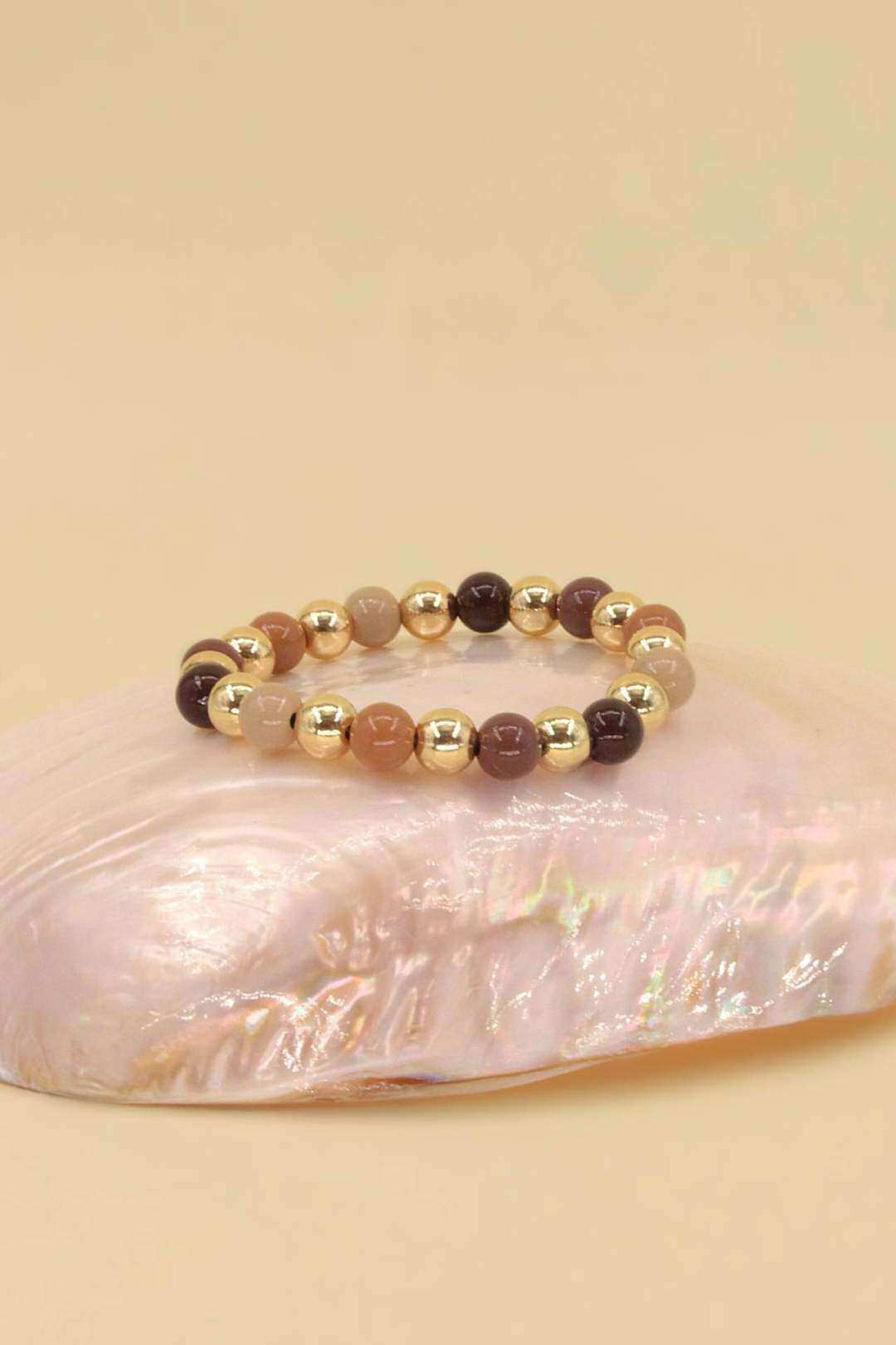 Mayorista MAISON OKAMI - Pulsera de cuentas miyuki y piedras naturales