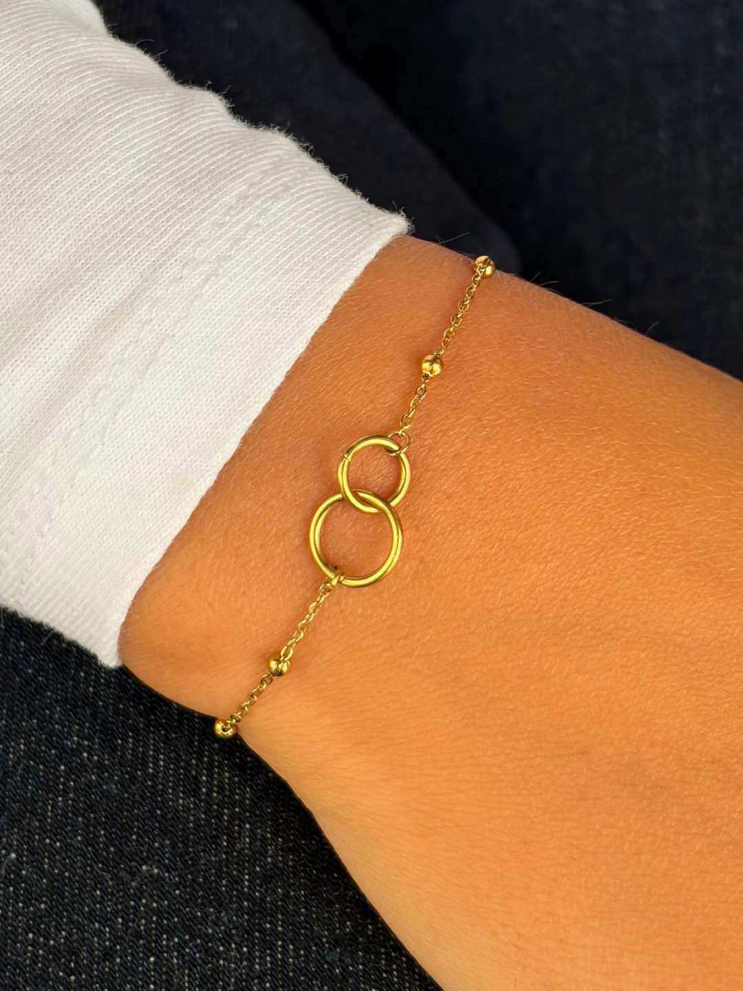 Wholesaler MAISON OKAMI - Stainless Steel Bracelet with Interlocking Links
