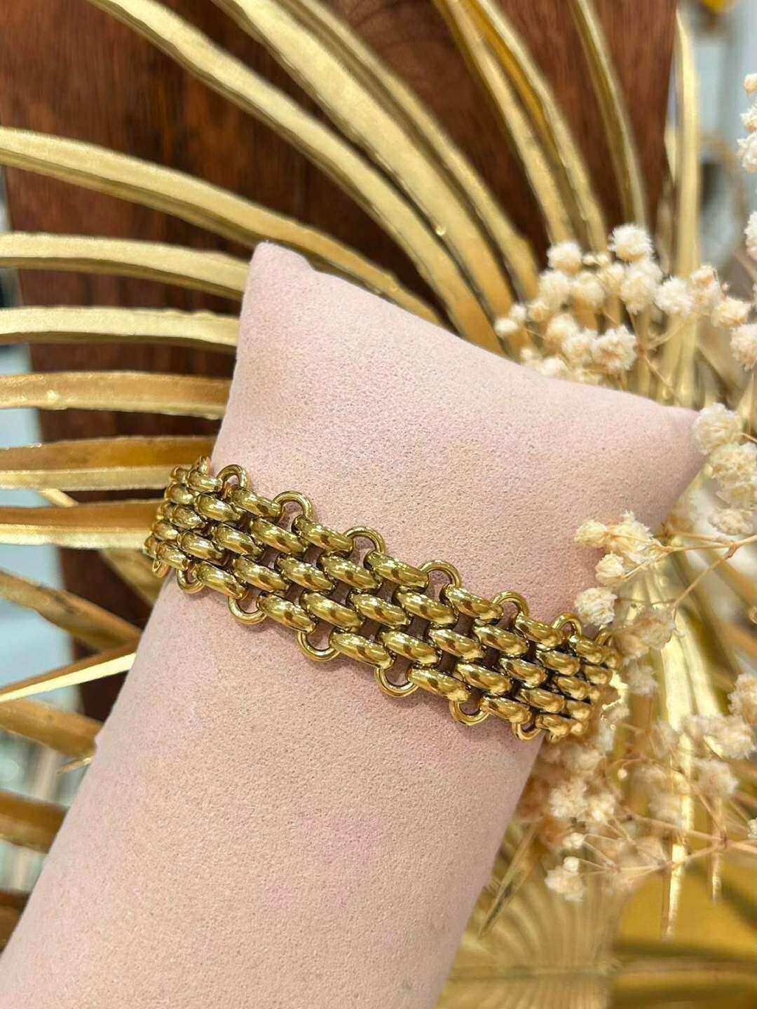 Mayorista MAISON OKAMI - Pulsera de malla de acero inoxidable elegante
