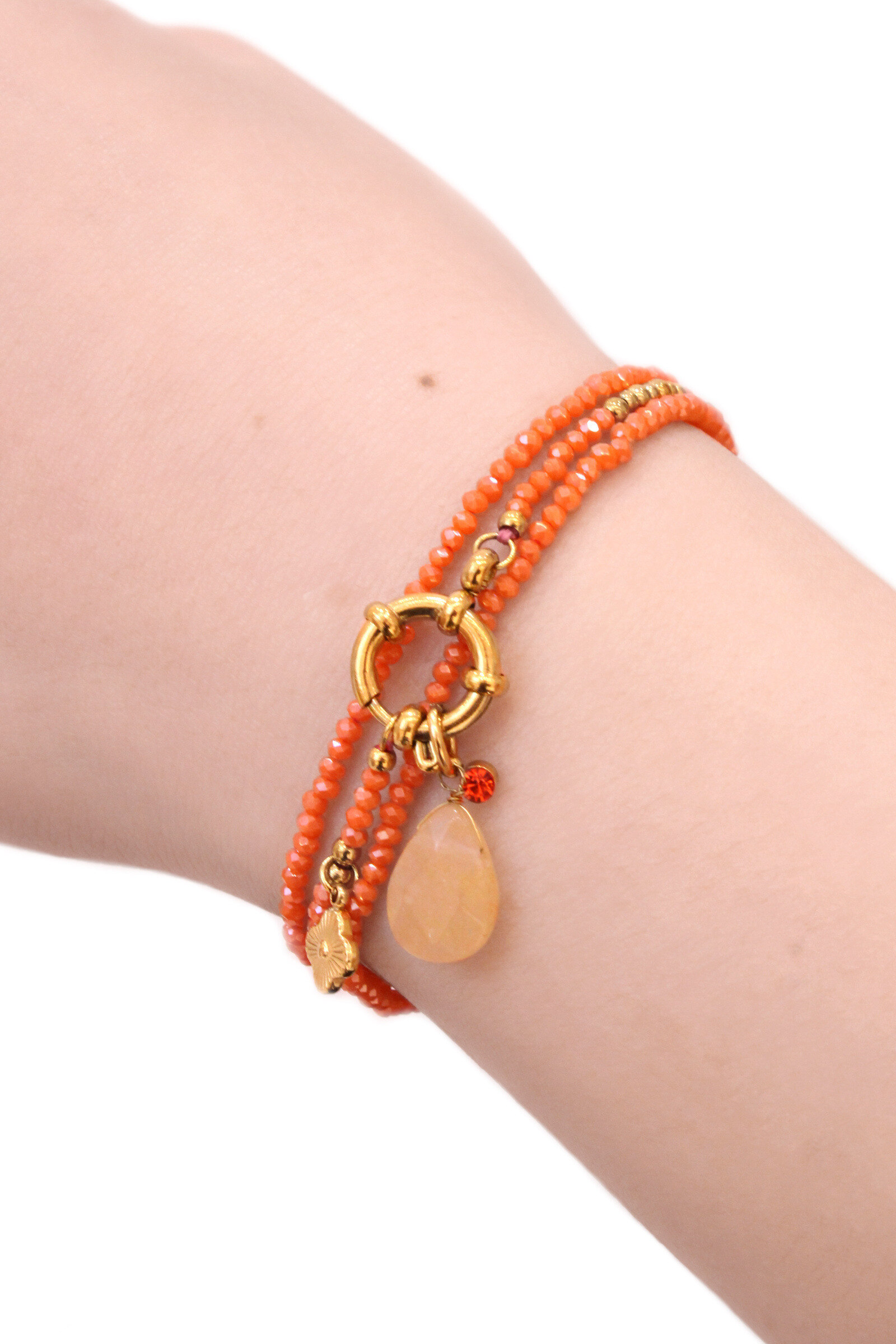 Grossiste MAISON OKAMI - Bracelet et collier deux en un perlé goutte