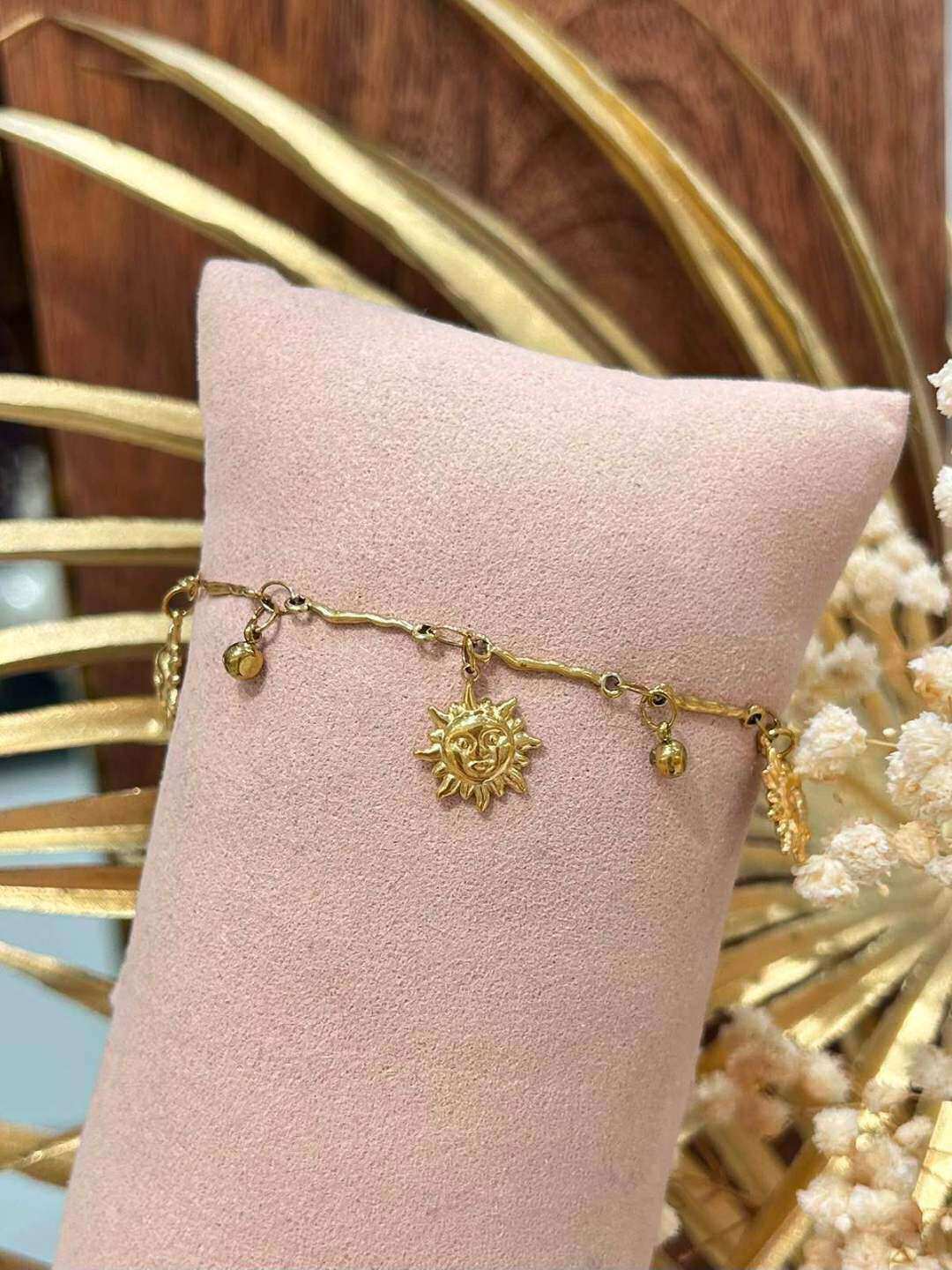 Wholesaler MAISON OKAMI - Stainless steel bracelet with sun pendant