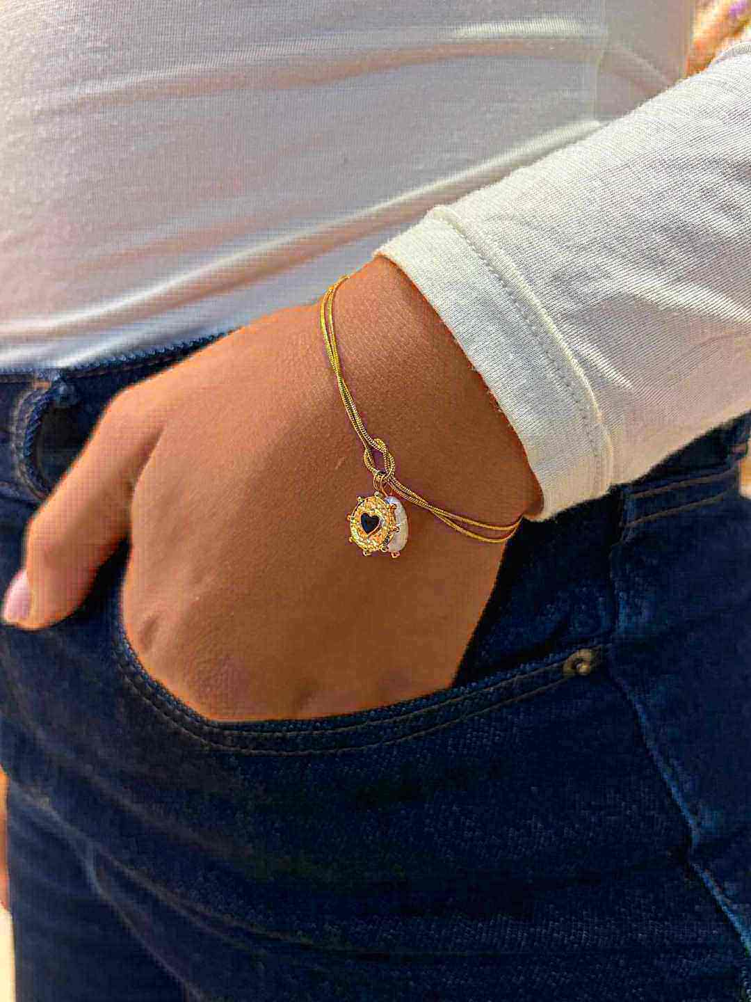 Grossista MAISON OKAMI - Bracciale in Acciaio Inossidabile con Medaglione