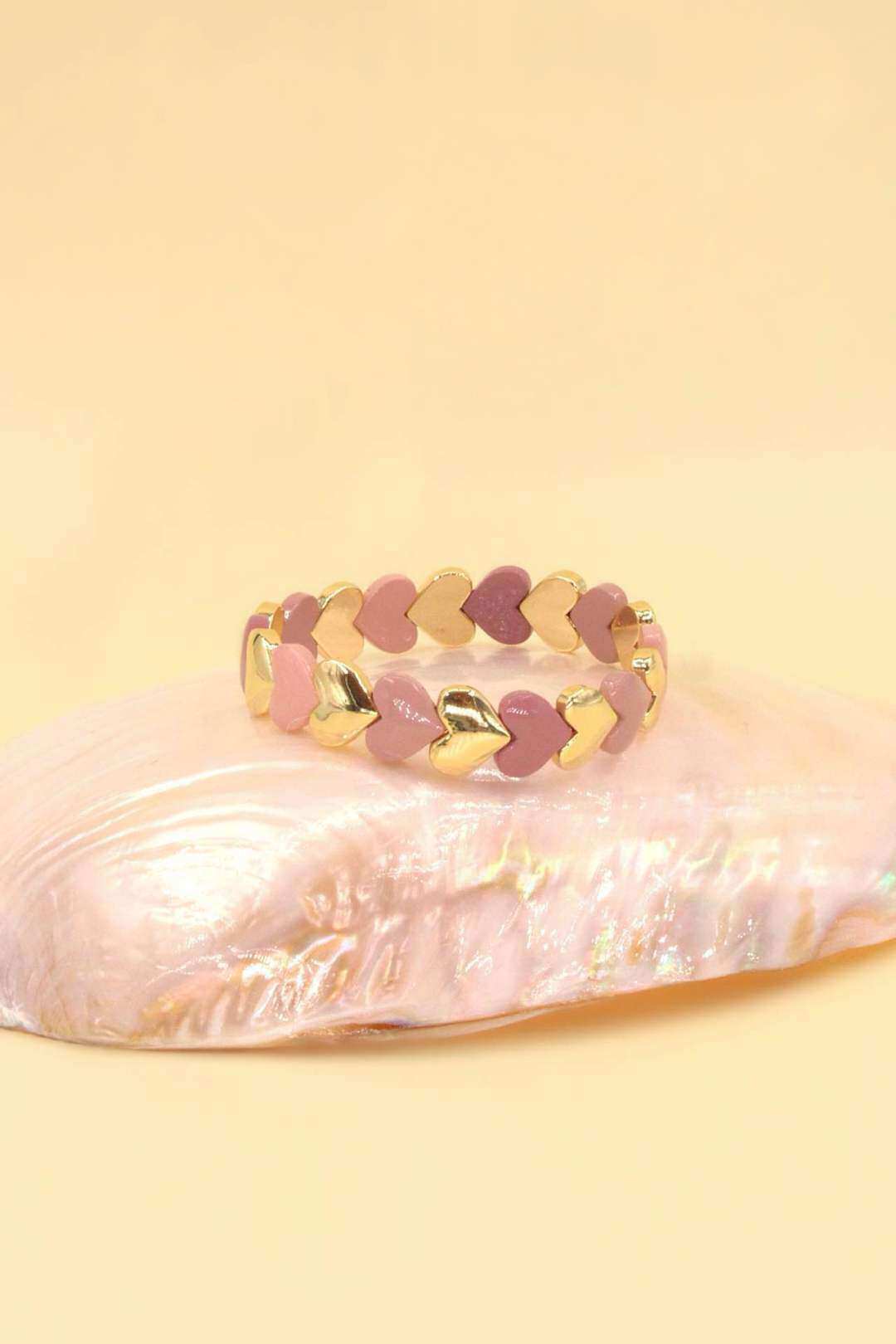 Wholesaler MAISON OKAMI - Elastic gold-plated brass bracelet